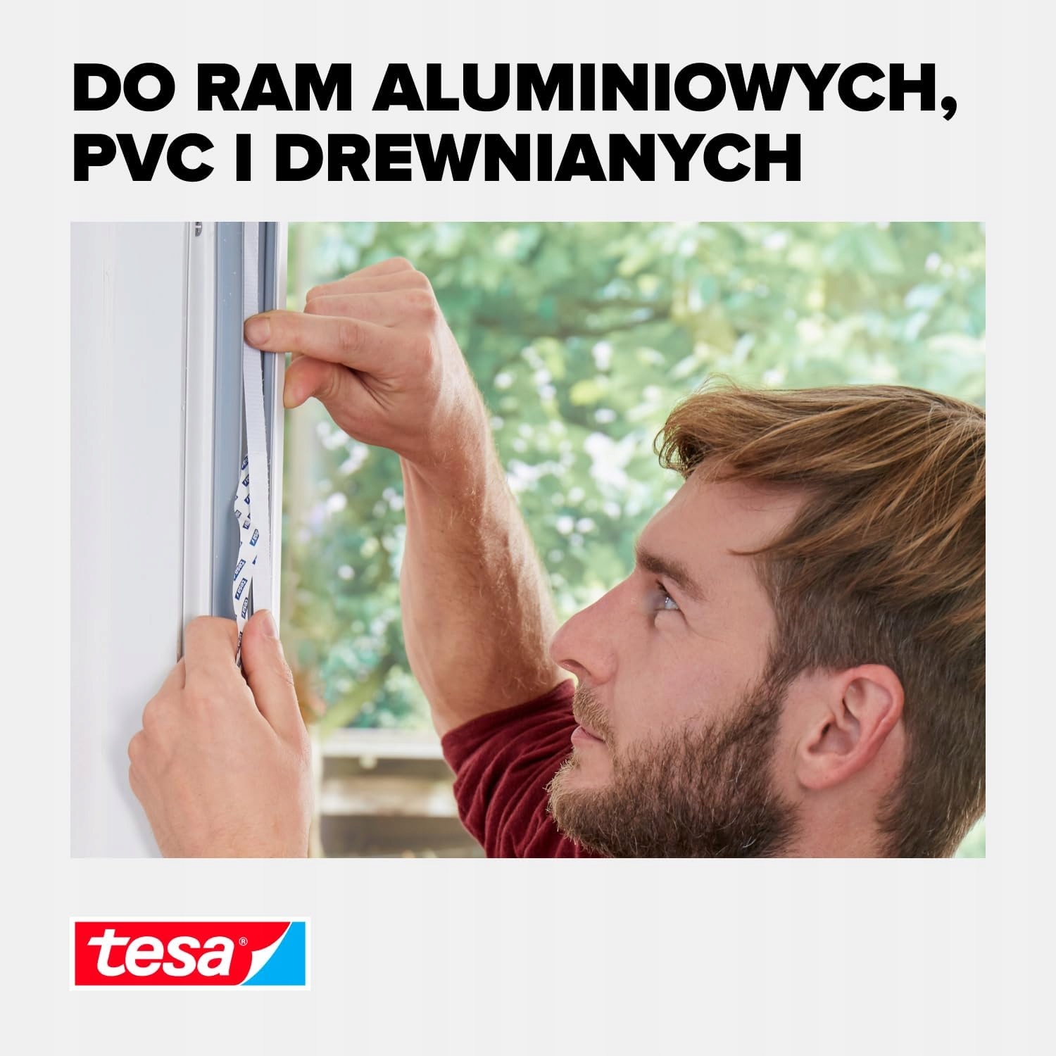 Rzep Samoprzylepny Do Moskitiery Siatki Tesa Taśma Rzepowa 5,6m x 9mm Biały