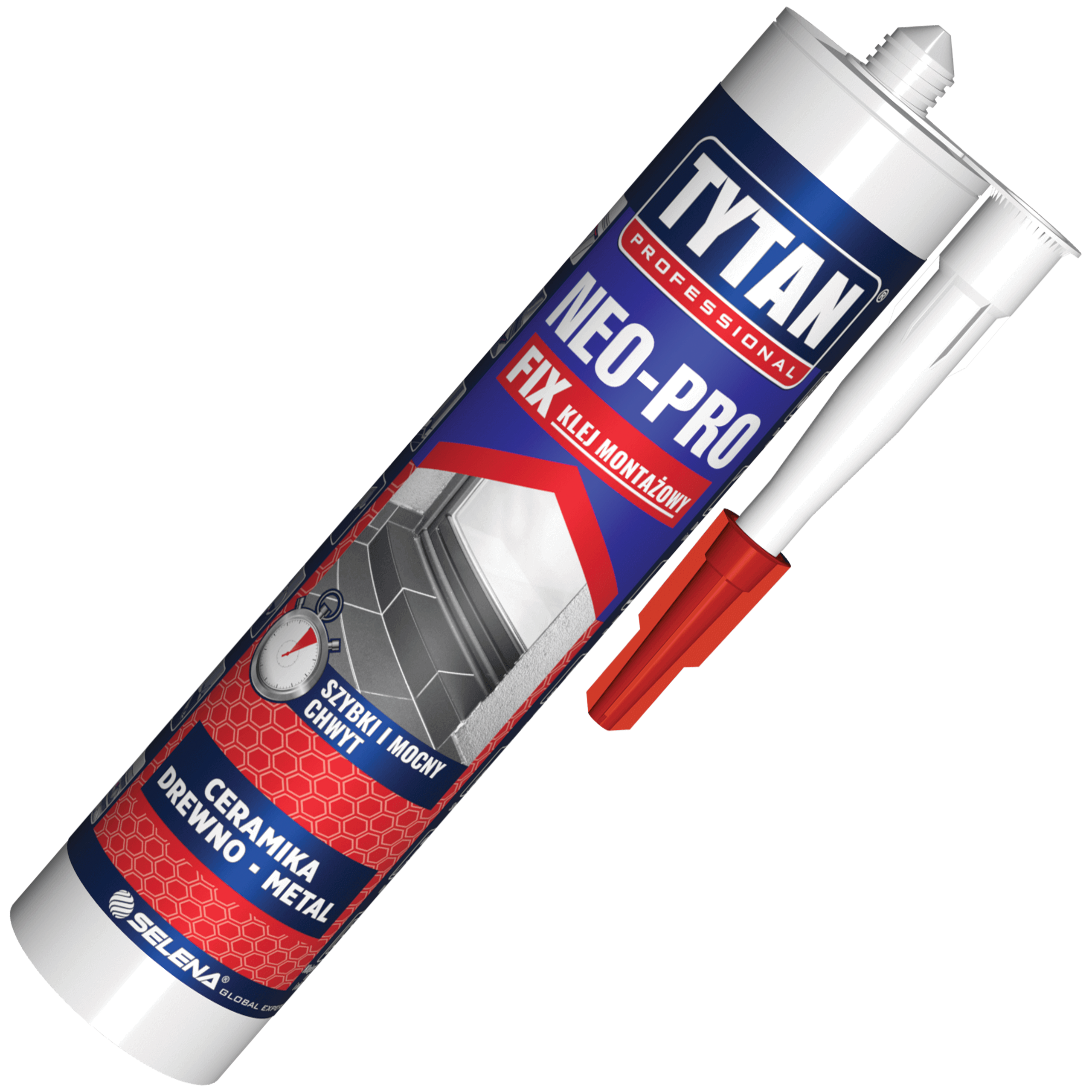 Klej Montażowy Tytan Neo-Pro Fix Uniwersalny Mocny Beżowy 290 ml