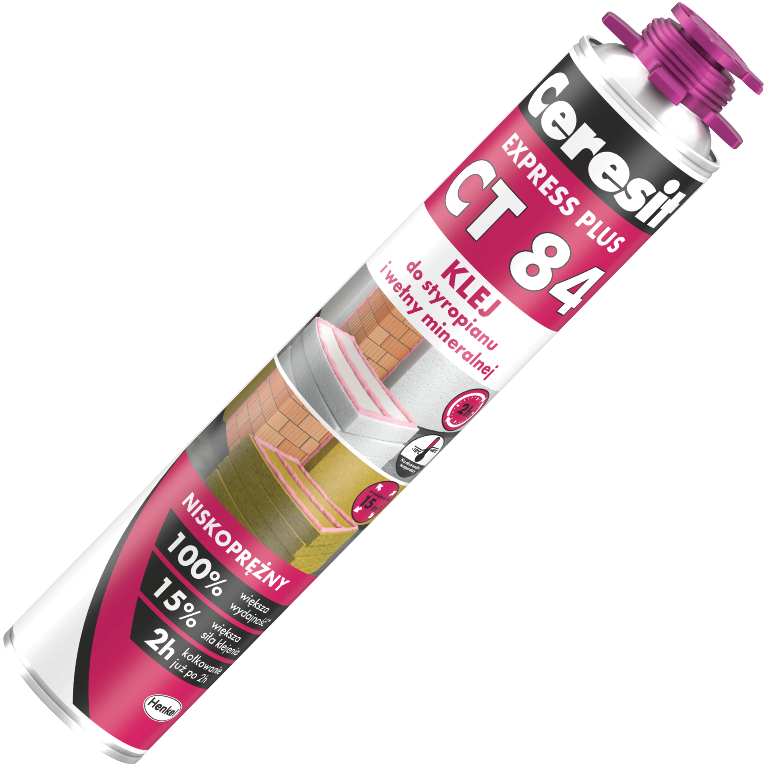 Klej Do Styropianu Ceresit CT84 EXPRESS PLUS EPS Mocny Pianoklej 850 ml