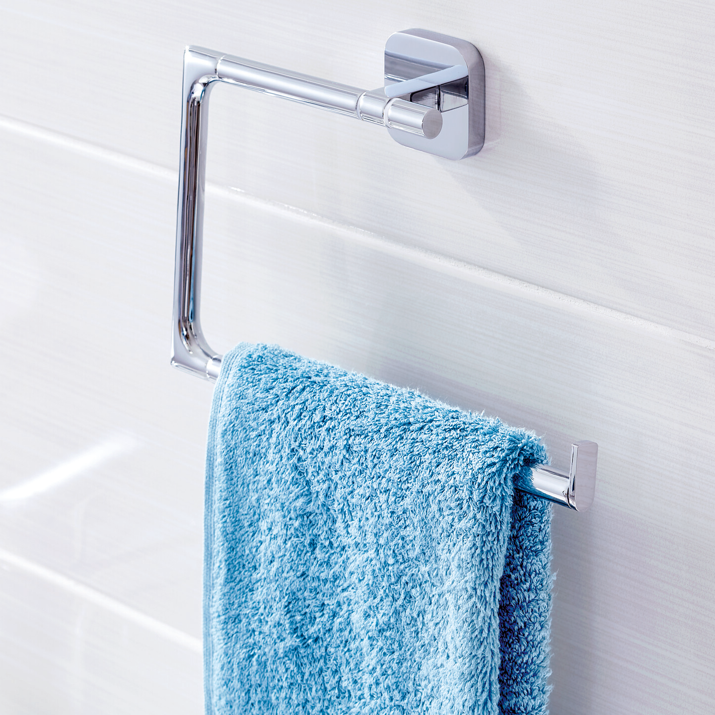 Uchwyt Łazienkowy Na Ręcznik Samoprzylepny Wiszący Tesa ELEGAANT Metalowy