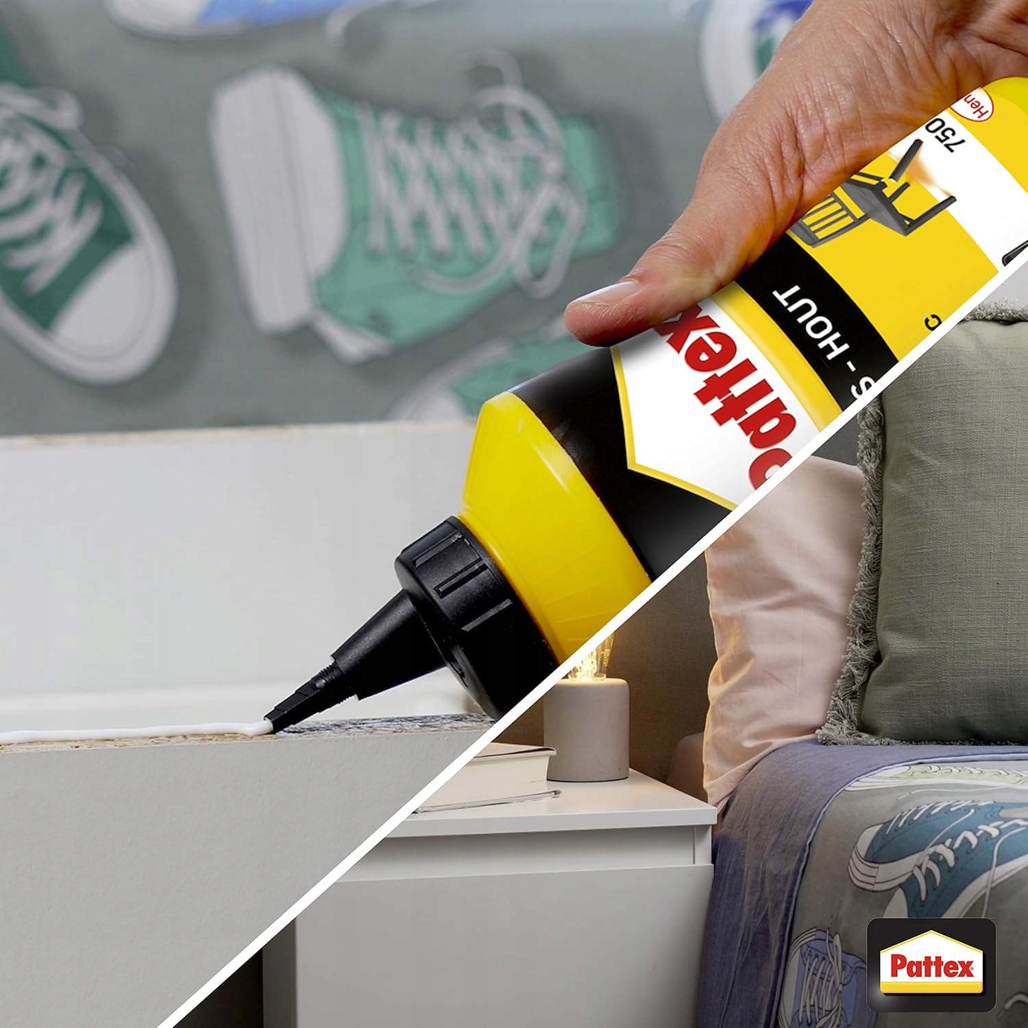 Klej Do Drewna Mebli Pattex Standard D2 Super Mocny Biały 250 ml