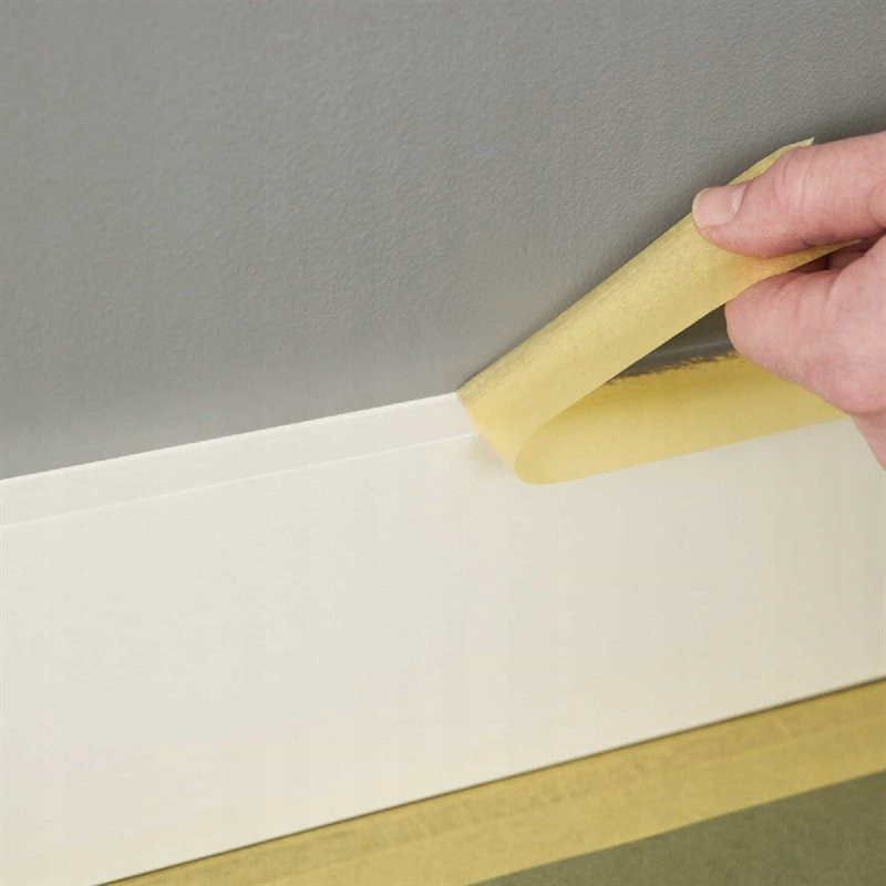 Taśma Malarska Papierowa Maskująca 30mm x 50m Uniwersalna Lakiernicza Żółta