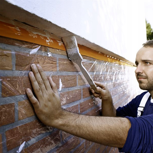 Taśma Tynkarska Elewacyjna PVC Tesa 33m x 50mm Mocna Budowlana Pomarańczowa