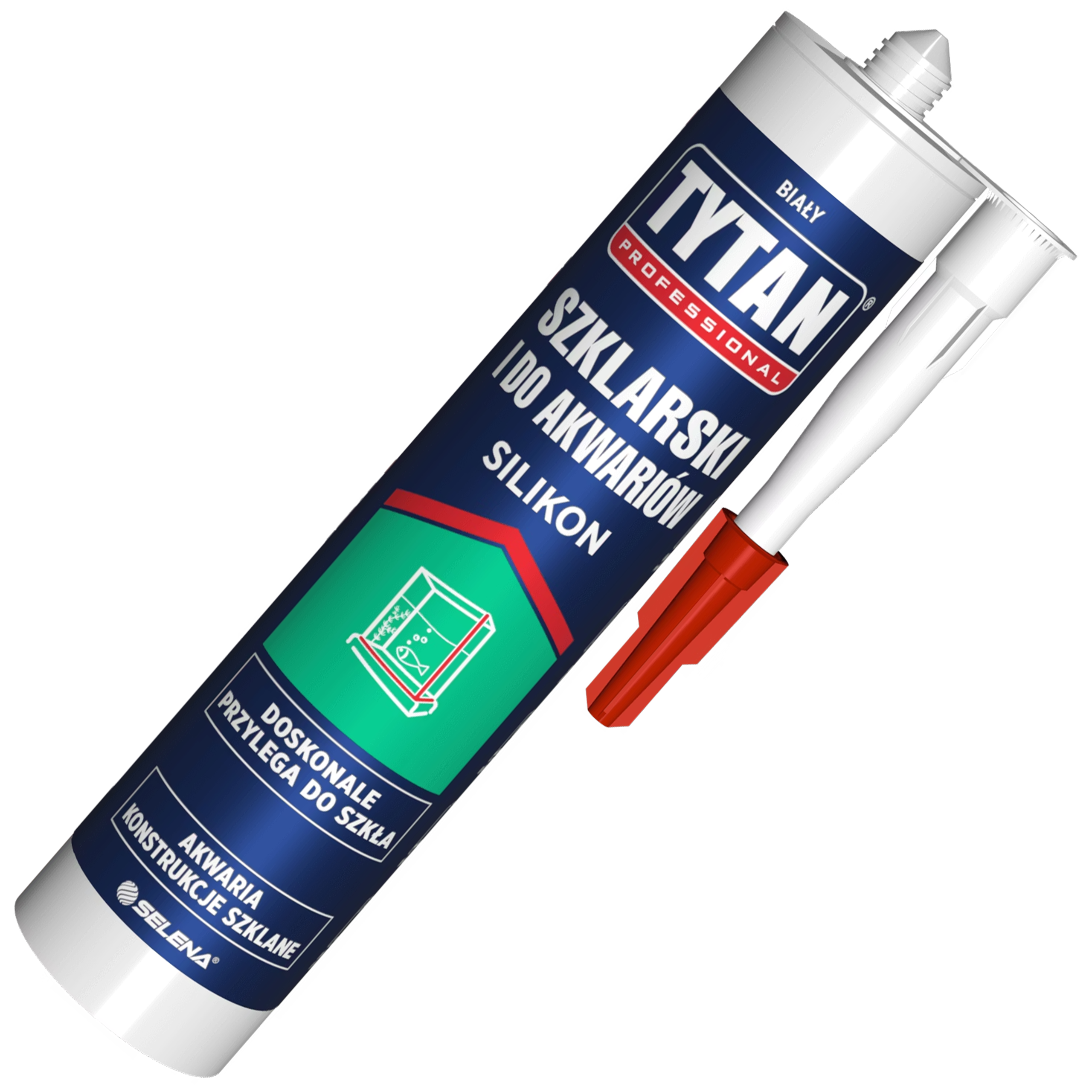 Silikon Szklarski Tytan Professional Uszczelniacz Akwariowy Biały 280ml