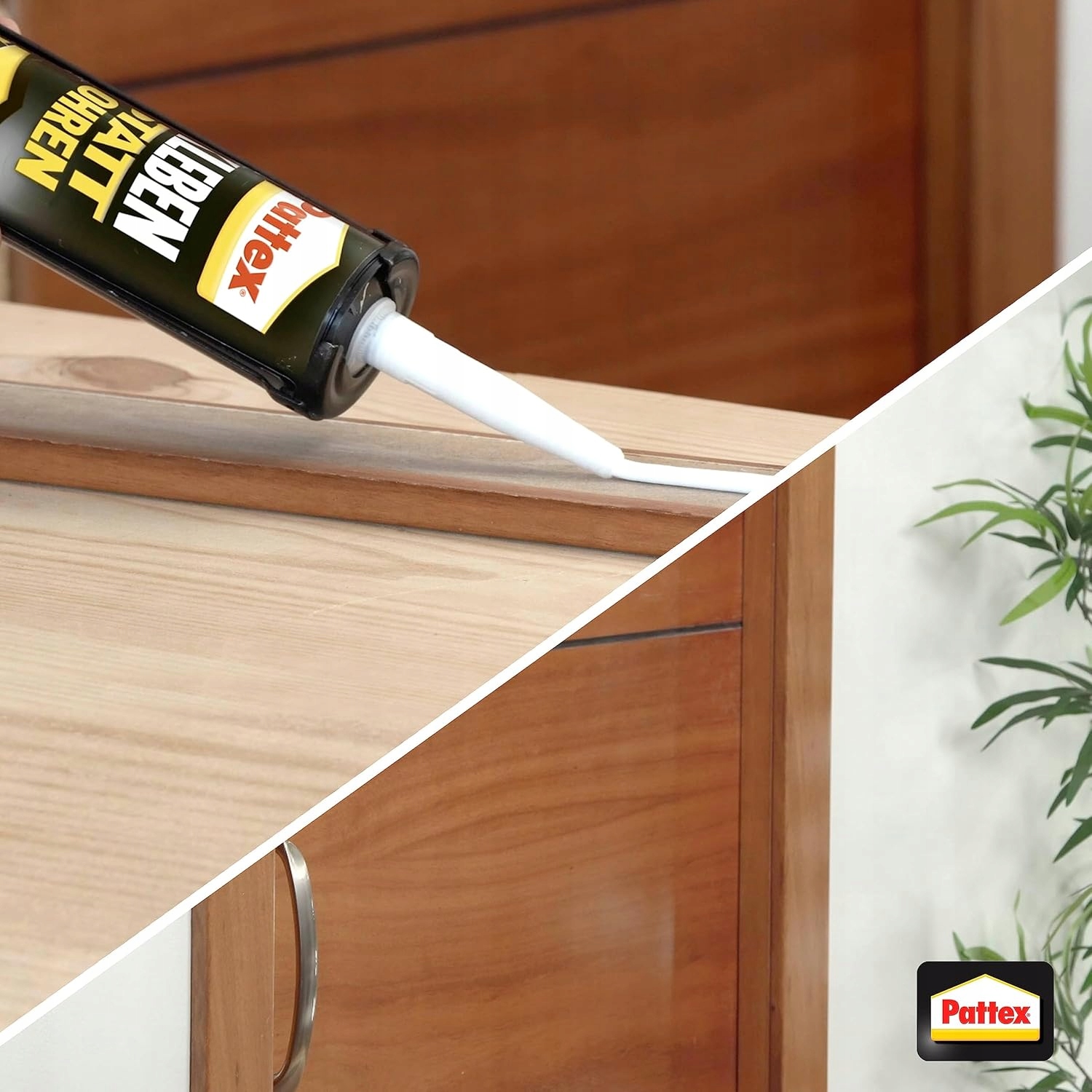 Klej Montażowy Do Wnętrz Pattex Fix Decor Wodoodporny Biały 380 g