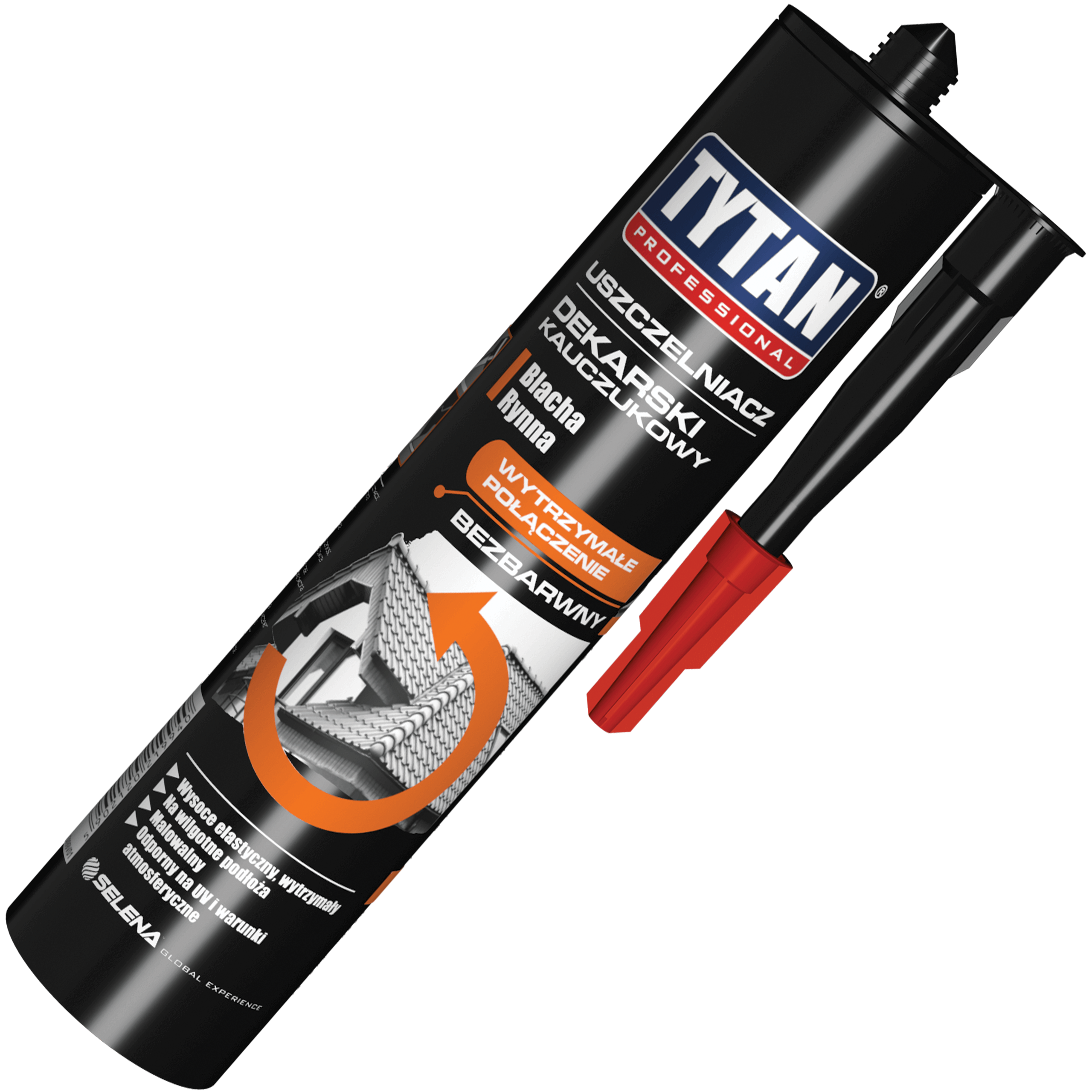 Uszczelniacz Dekarski Kauczukowy Tytan Do Dachów Bezbarwny 280ml