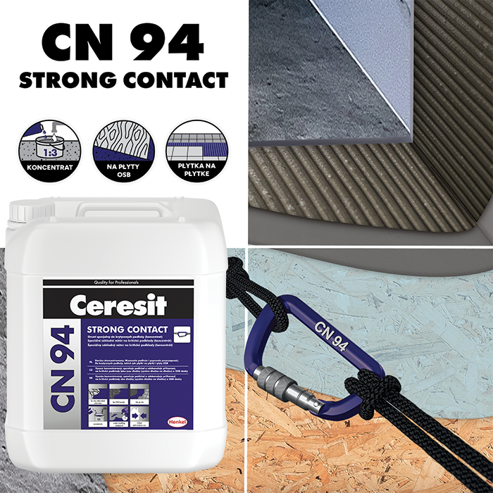 Grunt Specjalny Podłogowy Ceresit CN94 Wydajny Koncentrat Gruntujący 10 kg