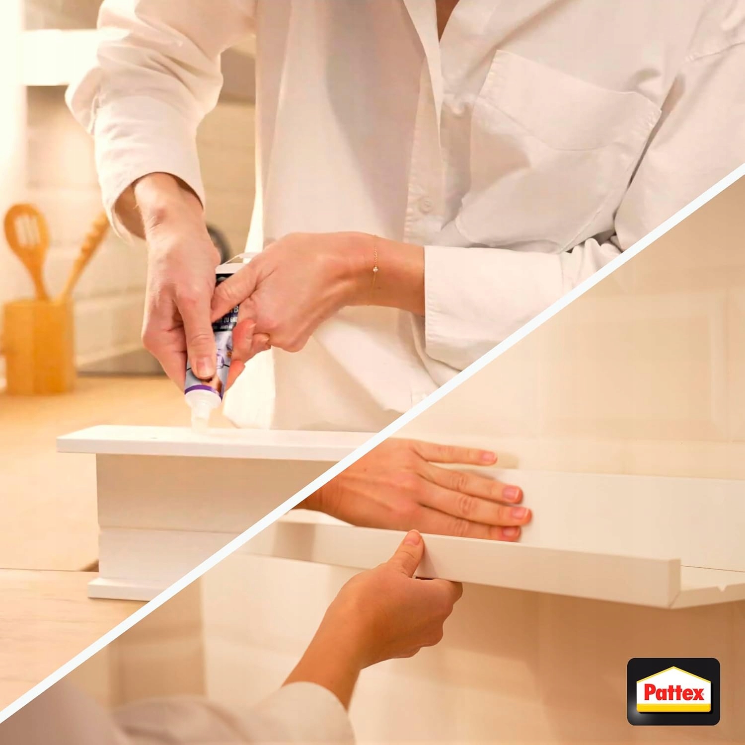 Klej Montażowy Uniwersalny Pattex Fix Bezbarwny Wodoodporny Mocny 200 ml