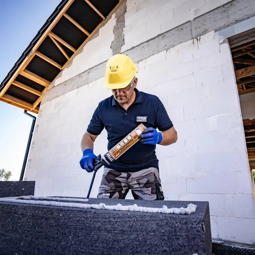 Pianoklej Do Termoizolacji Tytan Klej Poliuretanowy PU Szary 820 ml