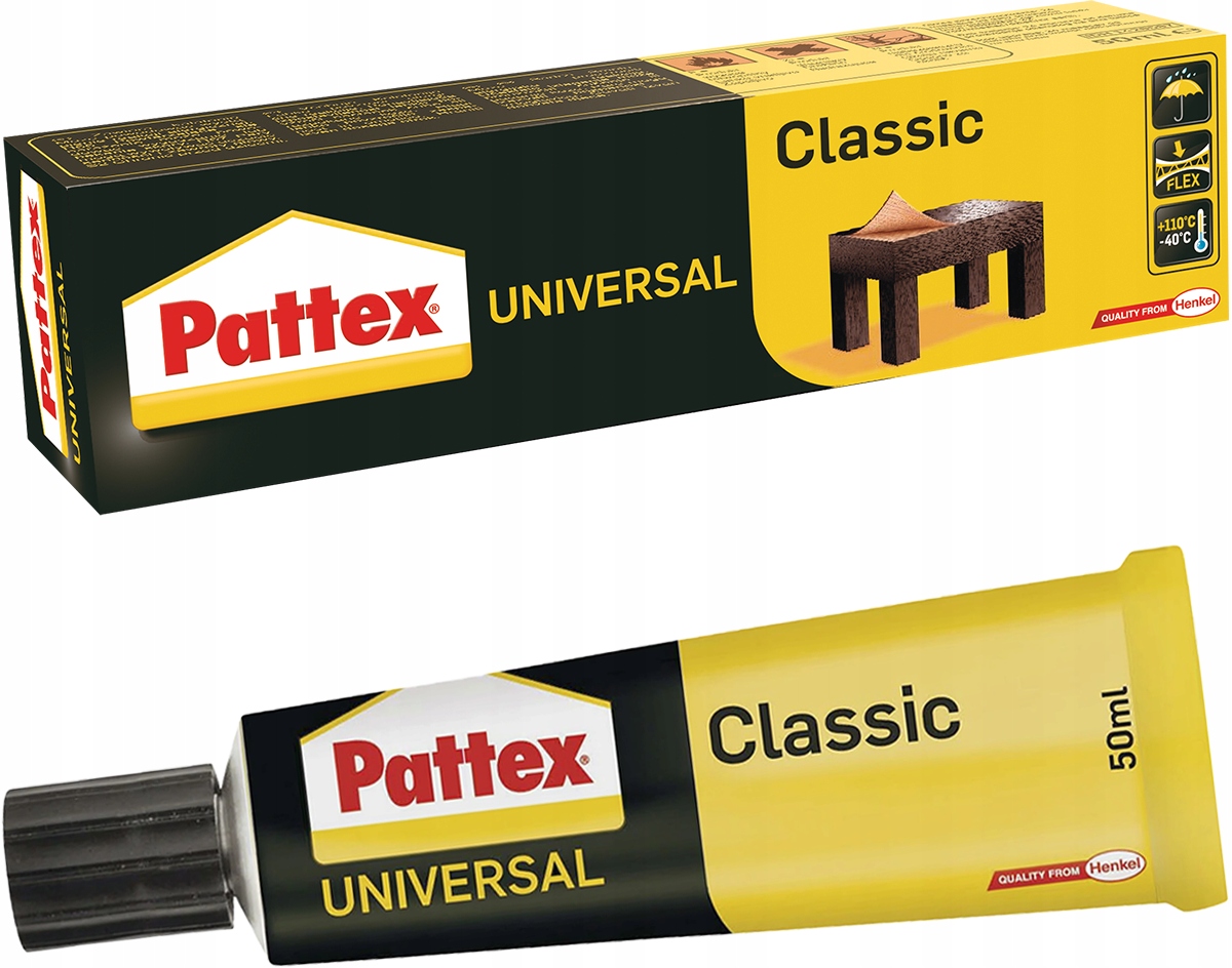 Klej Montażowy Kontaktowy Pattex Universal Classic Mocny Uniwersalny 50 ml
