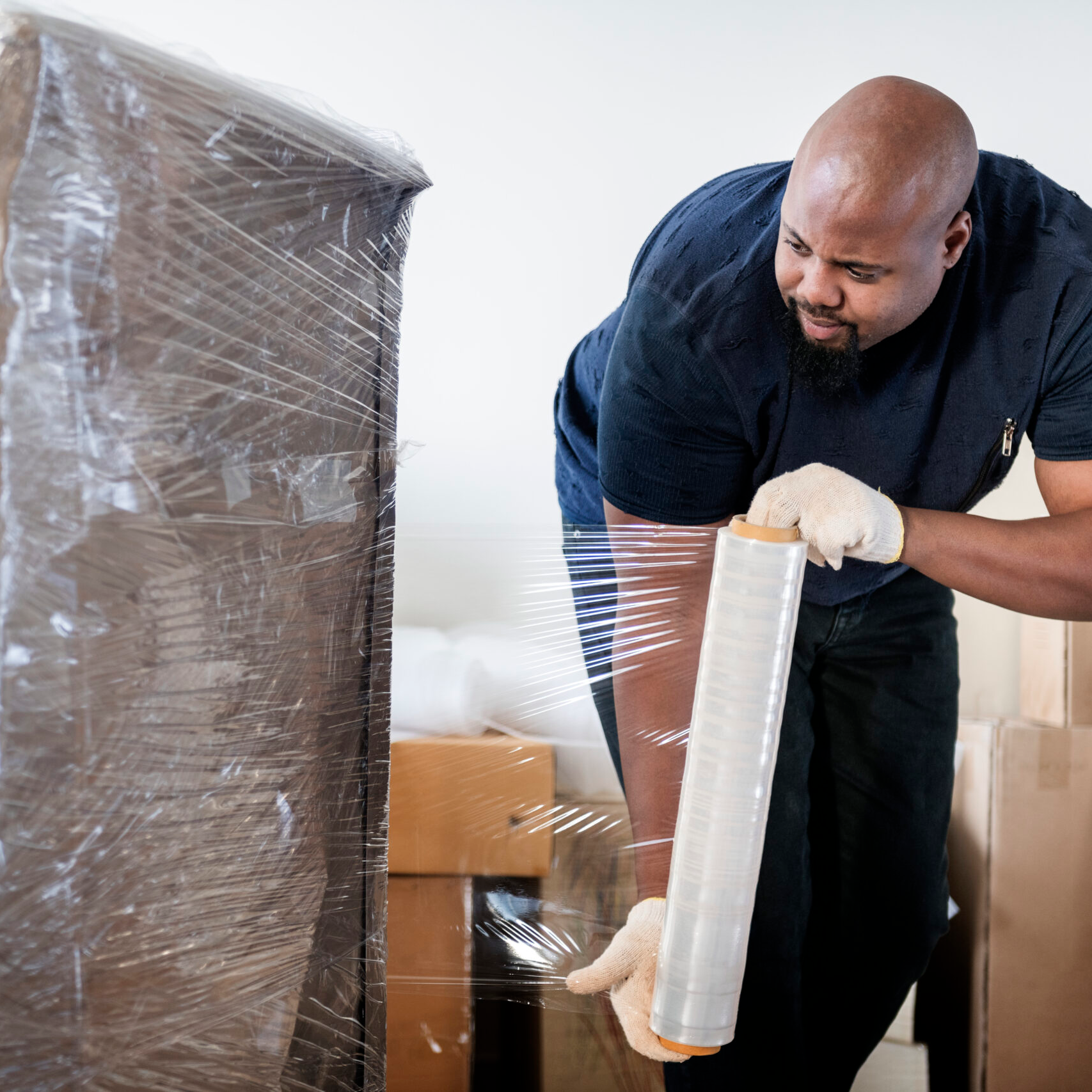 Folia Stretch XXL Mocna Transparent Kryjąca 3kg Strecz Rolka Bezbarwna