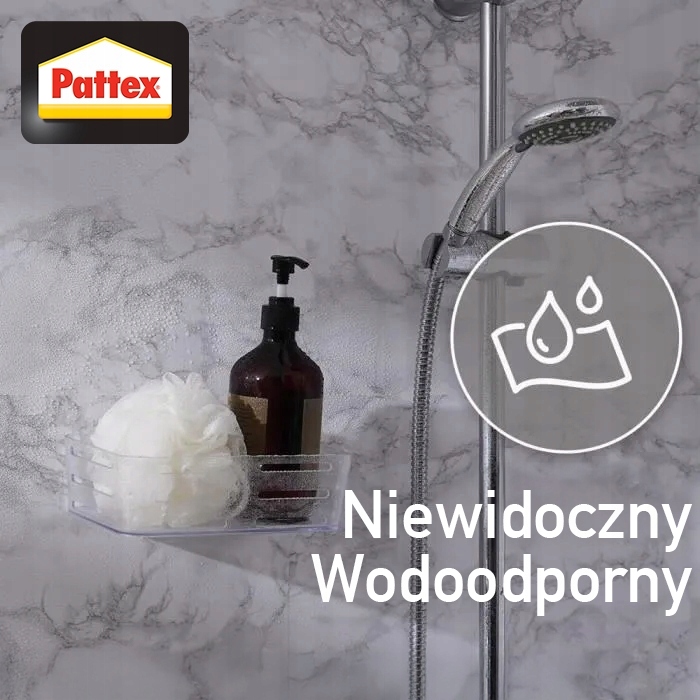 Klej Montażowy Uniwersalny Pattex One4All Crystal Wodoodporny Mocny 290ml