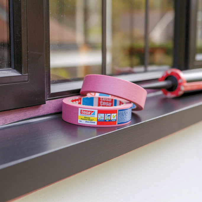 Taśma Malarska Silikonowa Maskująca Tesa Precision Mask 25 mm x 25 m