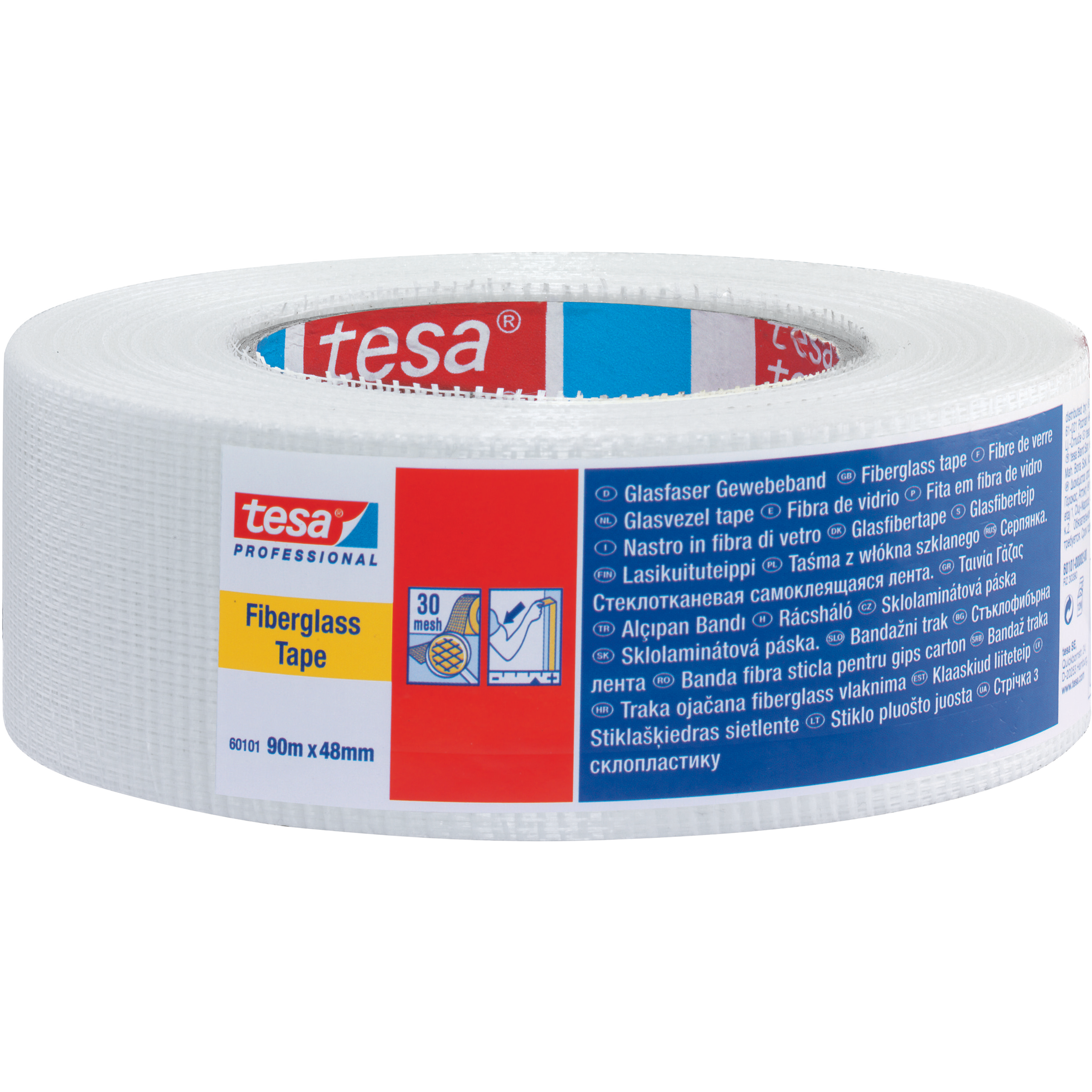 Taśma Łączeniowa Do Karton Gipsu Tesa Siatka Do Płyt GK 90m x 48mm