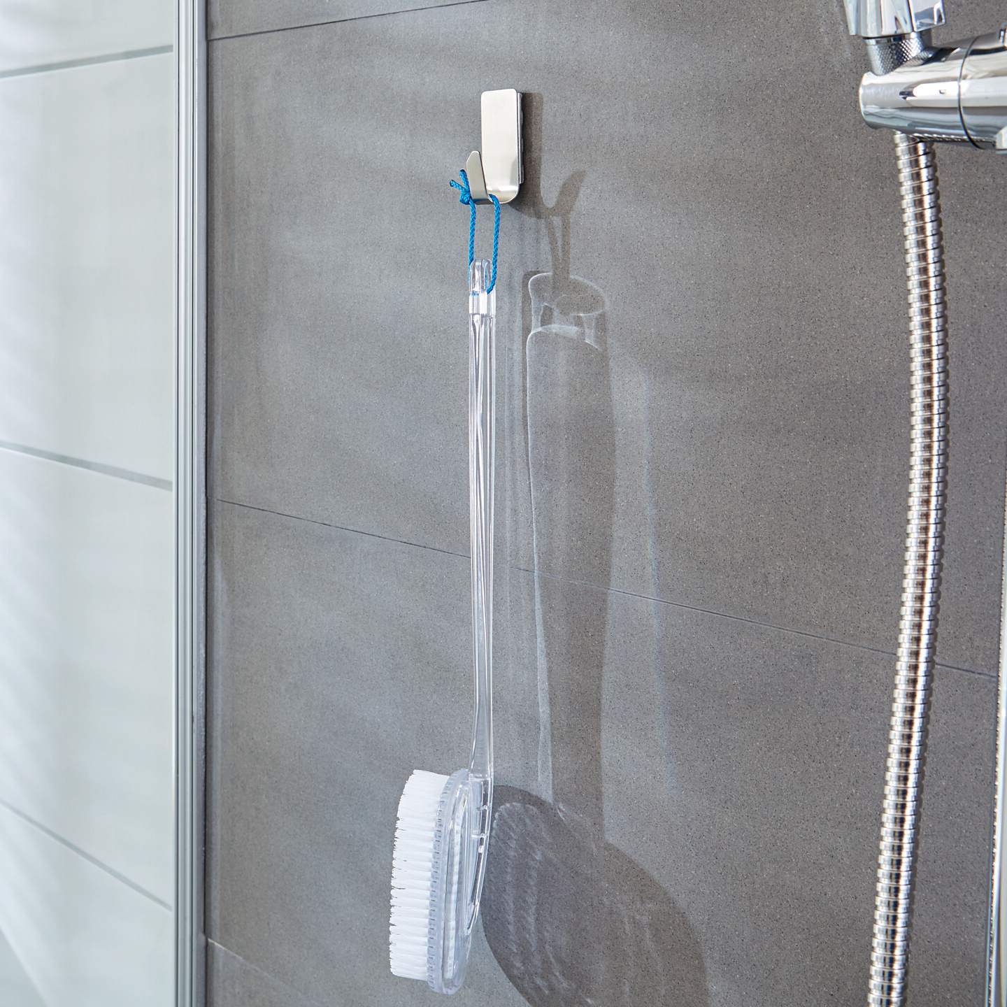 Haczyk Samoprzylepny Tesa Powerstrips Do Łazienki Metalowy Srebrny 2 kg