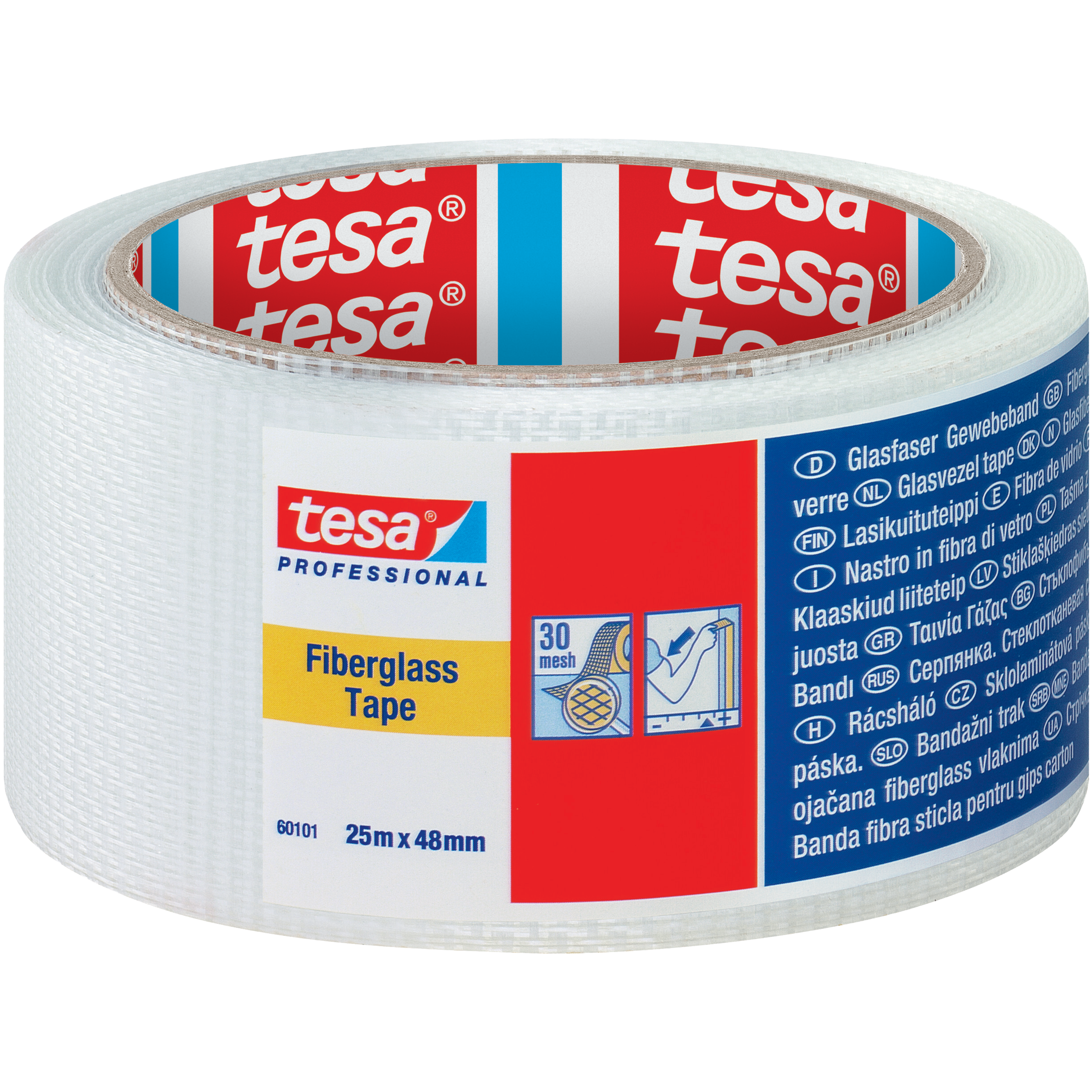 Taśma Łączeniowa Do Karton Gipsu Tesa Siatka Do Płyt GK 25m x 48mm