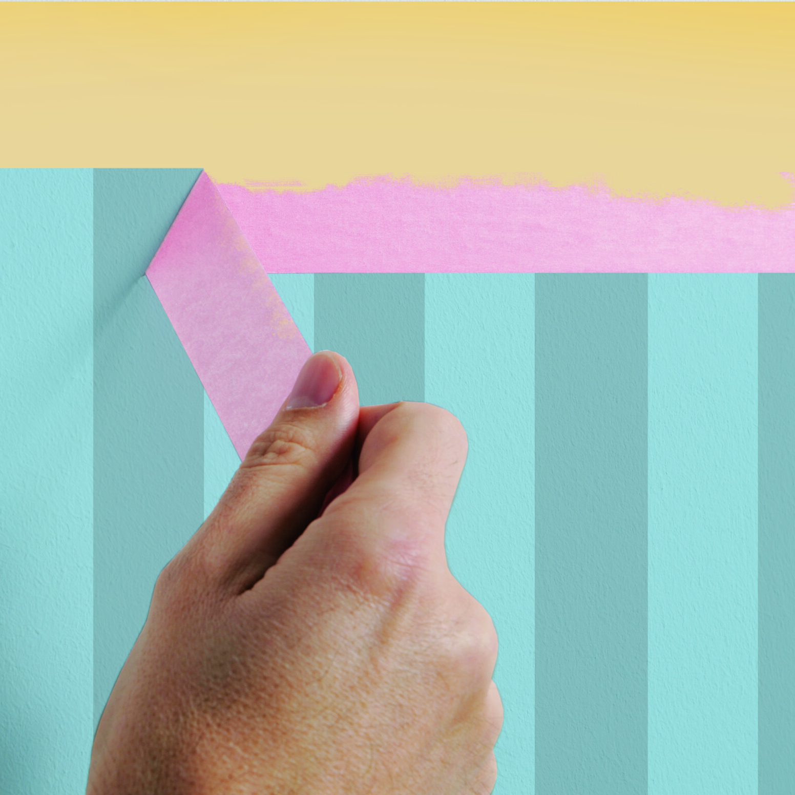 Taśma Malarska Papierowa Maskująca Tesa Washi Tape 50 mm x 50m Różowa