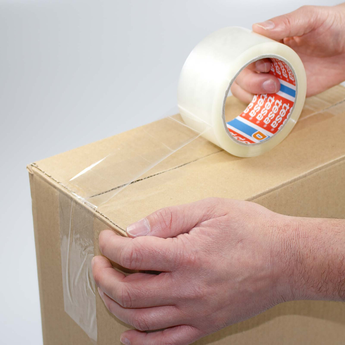 Taśma Klejąca Pakowa Mocna Tesa 66 m x 50mm Bezbarwna Akrylowa Do Pakowania