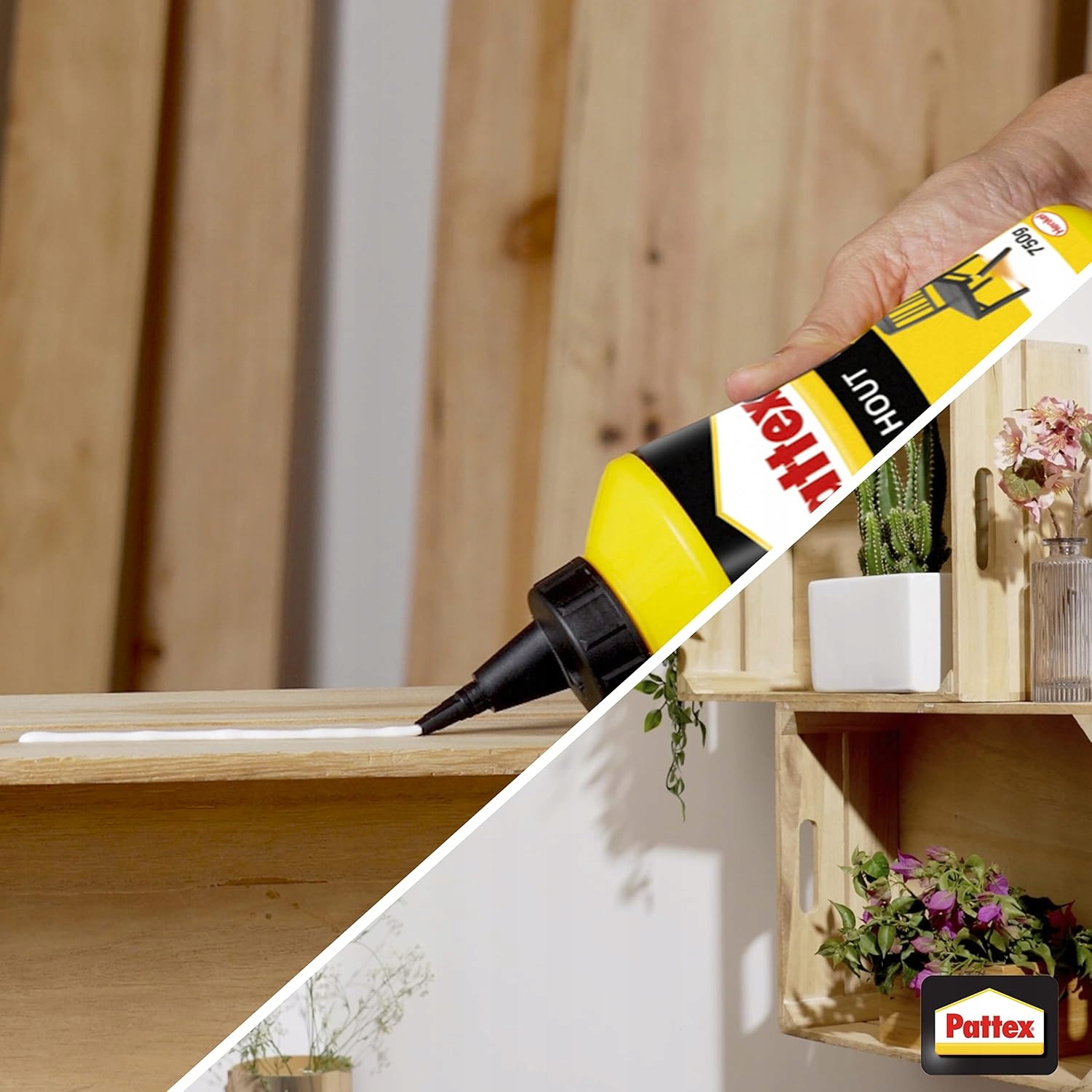 Klej Do Drewna Mebli Pattex Standard D2 Super Mocny Biały 250 ml