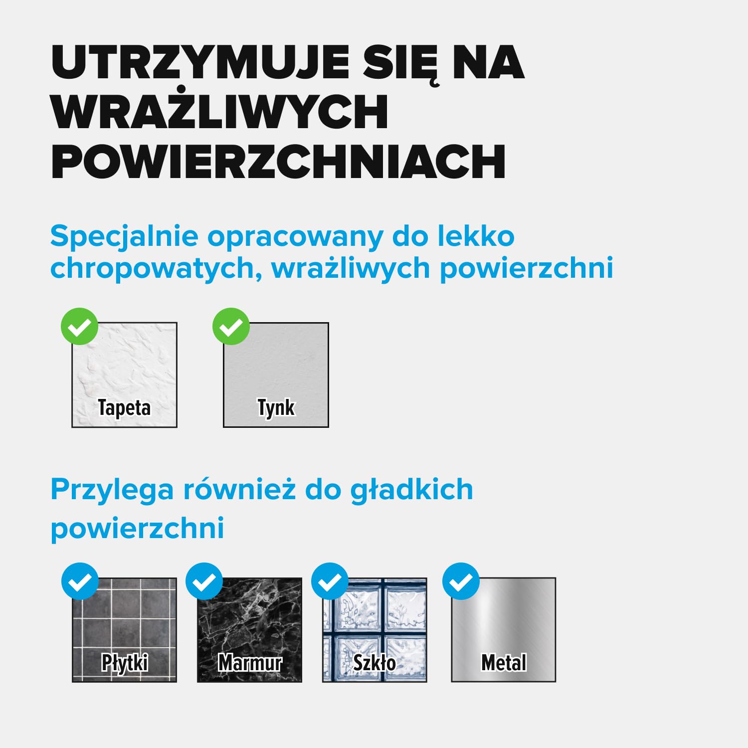 Haczyki Samoprzylepne Tesa Śruba Regulowana Do Tapet Tynku 2 szt 1 kg