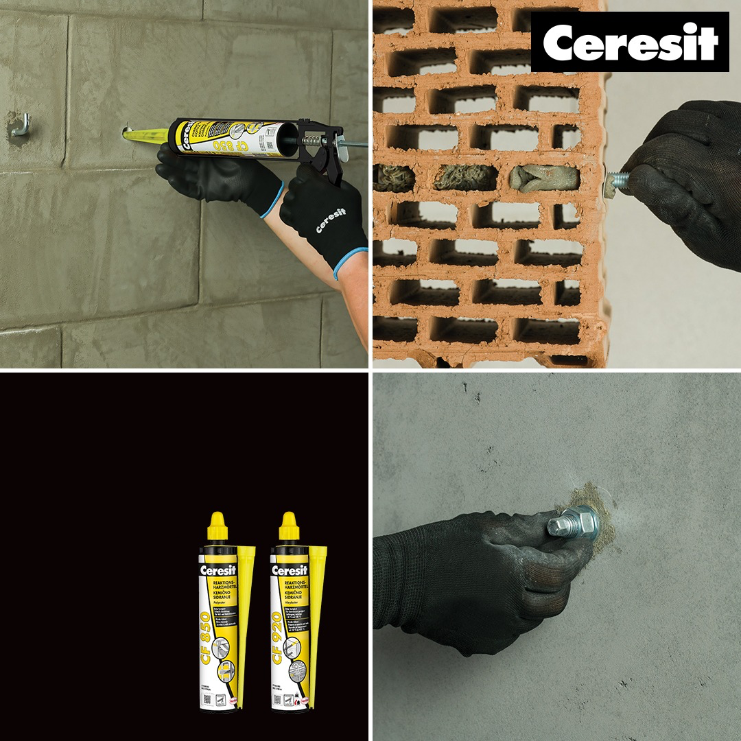 Kotwa Chemiczna Winyloestrowa Bez Styrenu Ceresit CF 920 Klej Żywica 300 ml