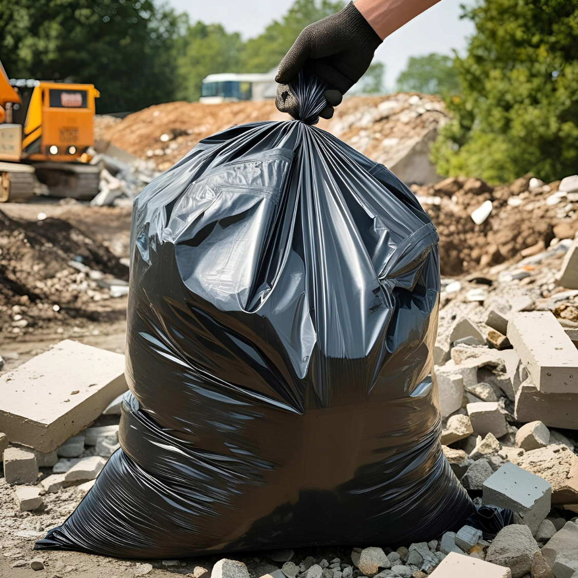Worek Worki Na Śmieci Gruz Zboże Węgiel Piasek 120L 110 x 70 cm 10 szt