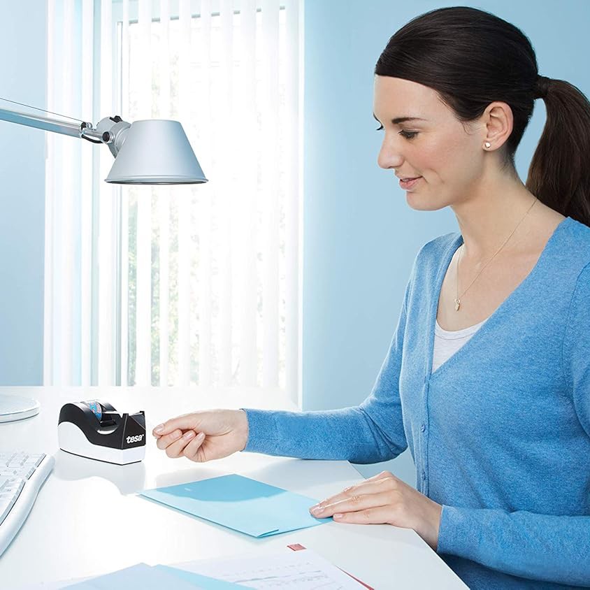 Dyspenser Podajnik Do Taśmy Biurowej Klejącej Tesa ORCA + Taśma Klejąca