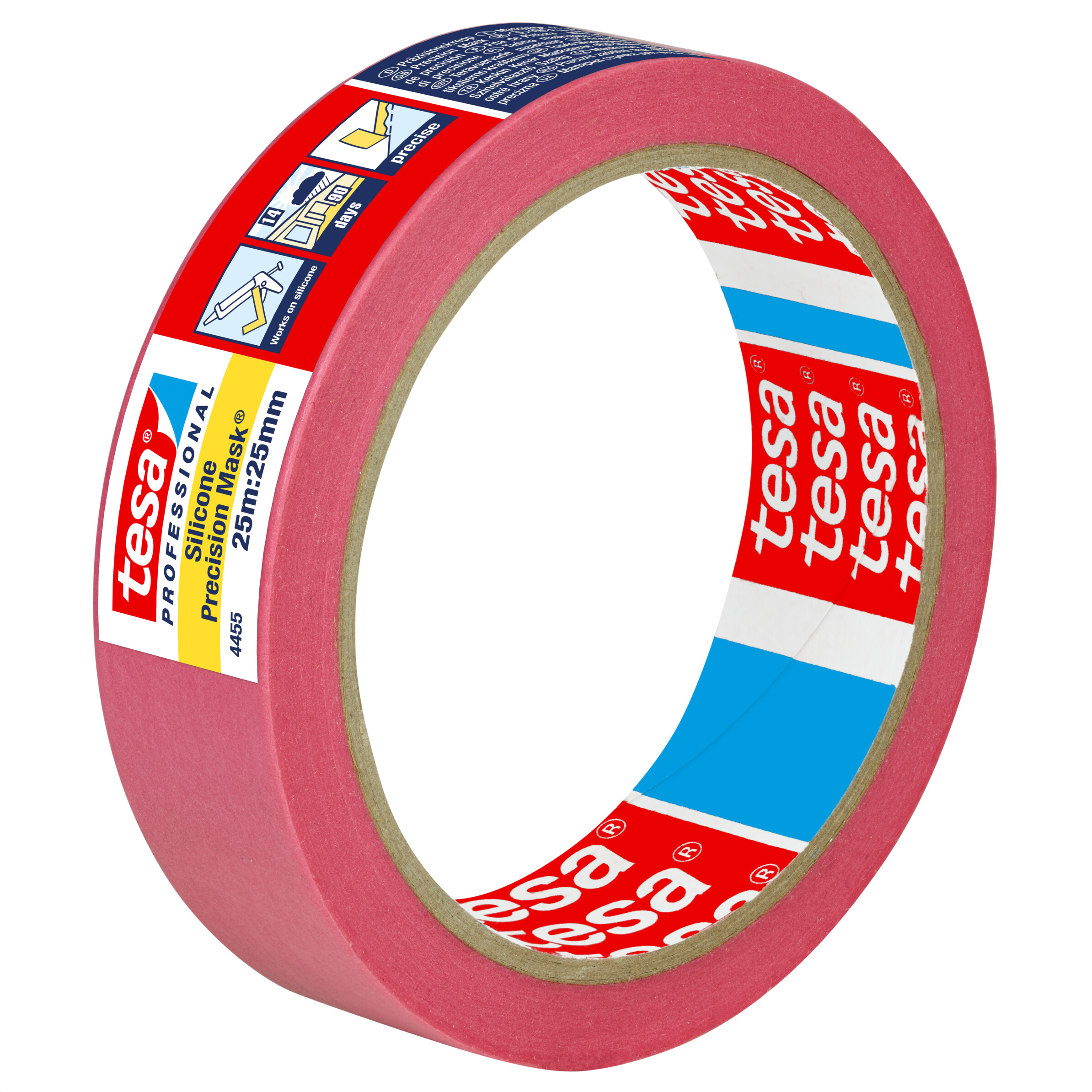 Taśma Malarska Silikonowa Maskująca Tesa Precision Mask 25 mm x 25 m