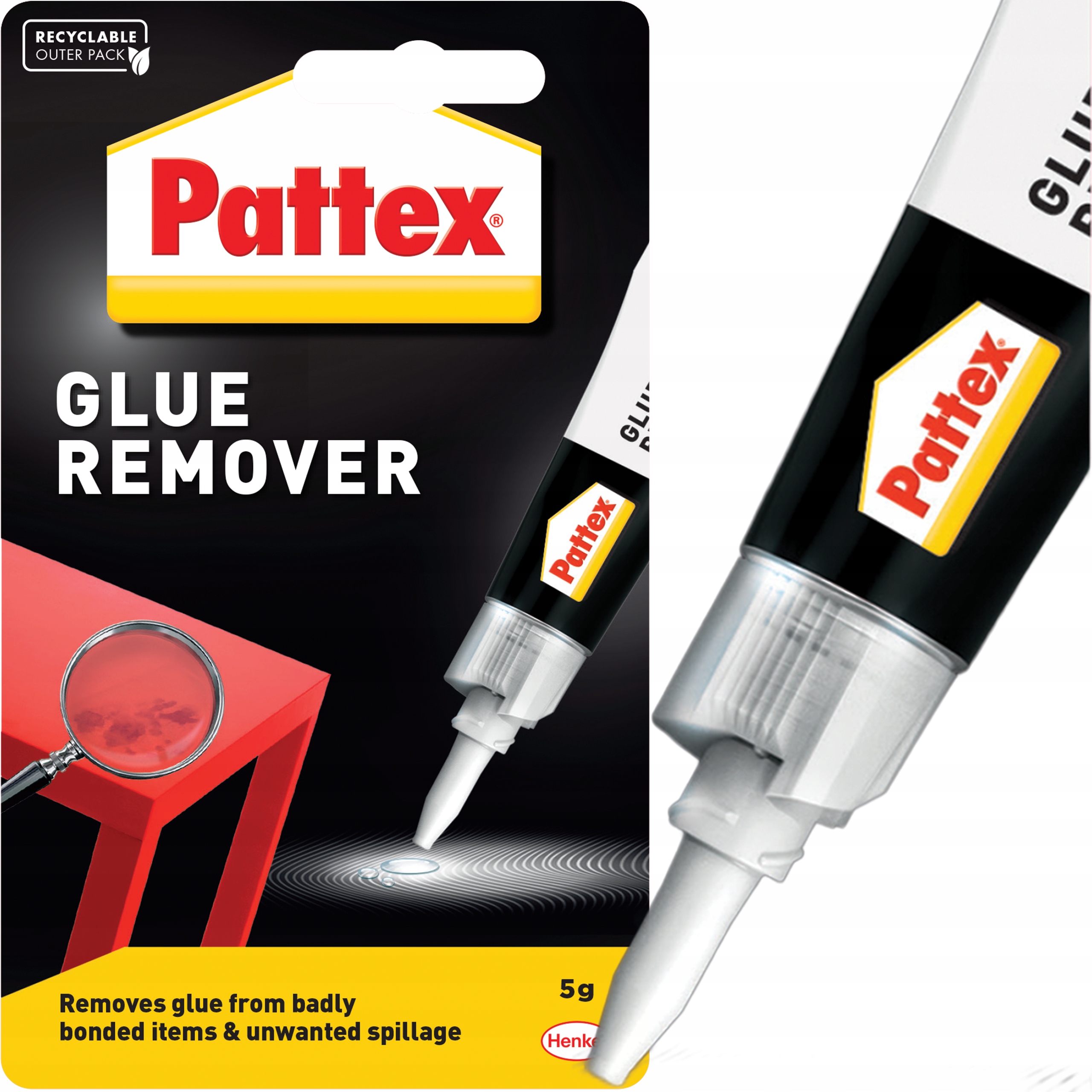 Rozpuszczalnik Do Kleju Pattex S.O.S. Super Glue Remover Zmywacz 5 g