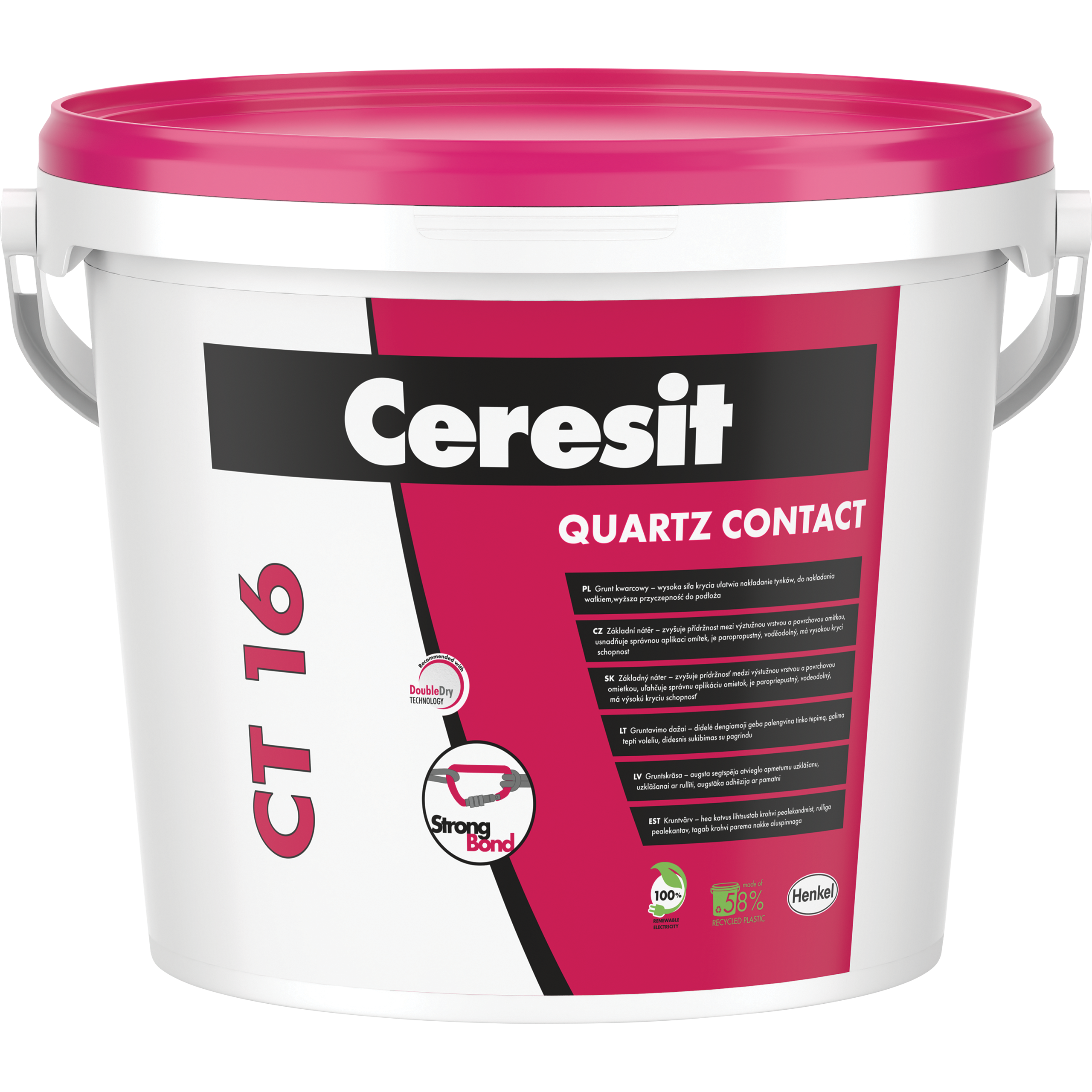 Grunt Kwarcowy Pod Tynk Ceresit CT 16 Farba Gruntującą Tynki 5 kg