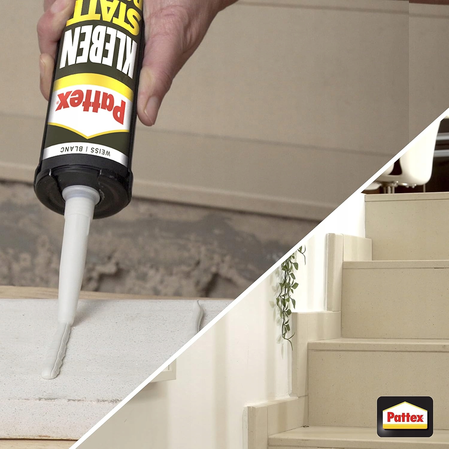 Klej Montażowy Uniwersalny Pattex One4All Express Wodoodporny Mocny 390 ml