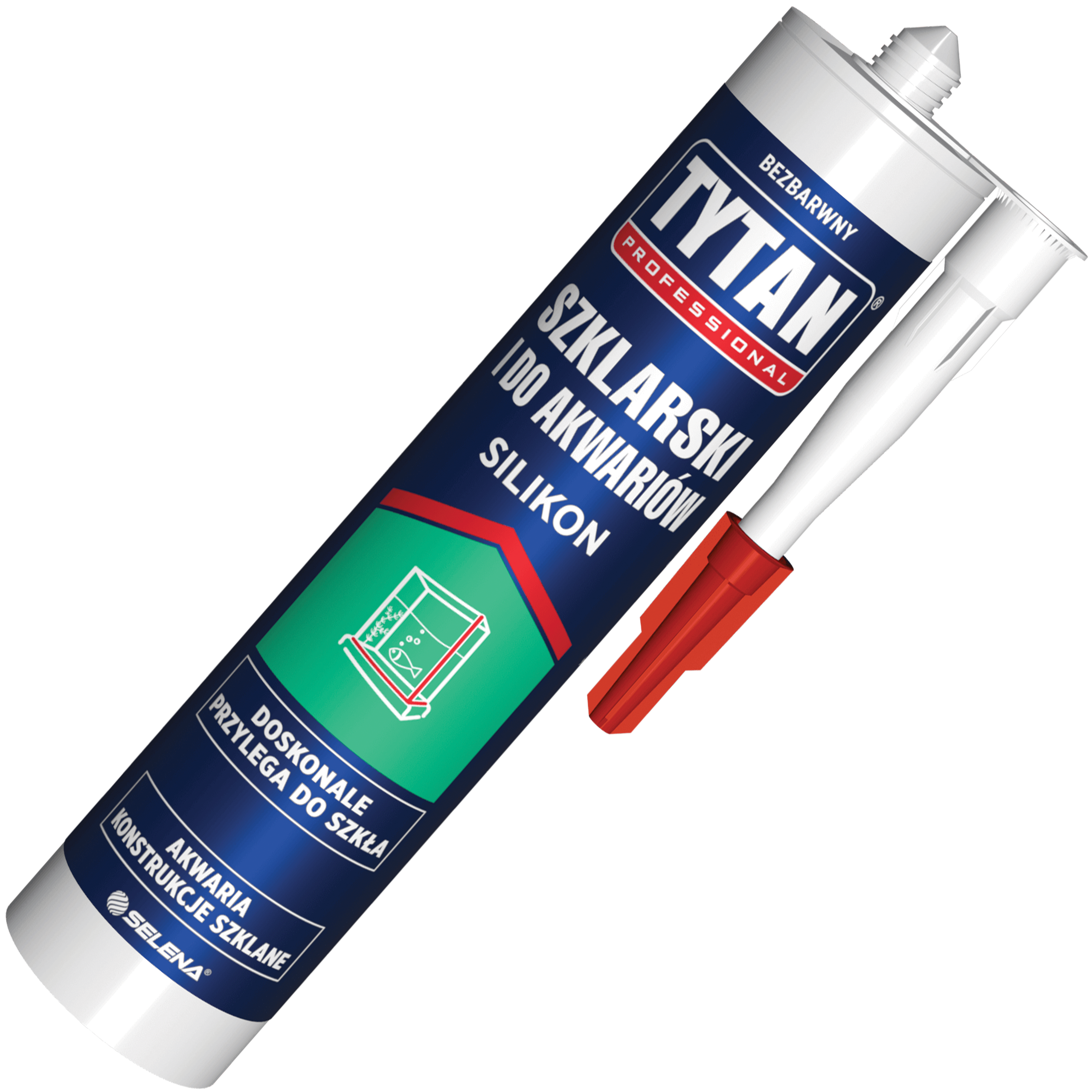 Silikon Szklarski Tytan Professional Uszczelniacz Akwariowy Bezbarwny 280ml