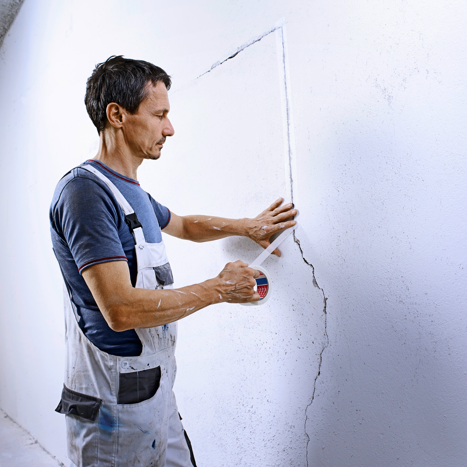 Taśma Łączeniowa do Karton Gipsu Tesa Siatka do Płyt GK 20 m x 50 mm