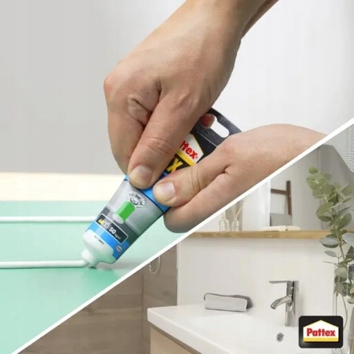 Klej Montażowy Uniwersalny Pattex Fix Super Wodoodporny Mocny Biały 50 ml