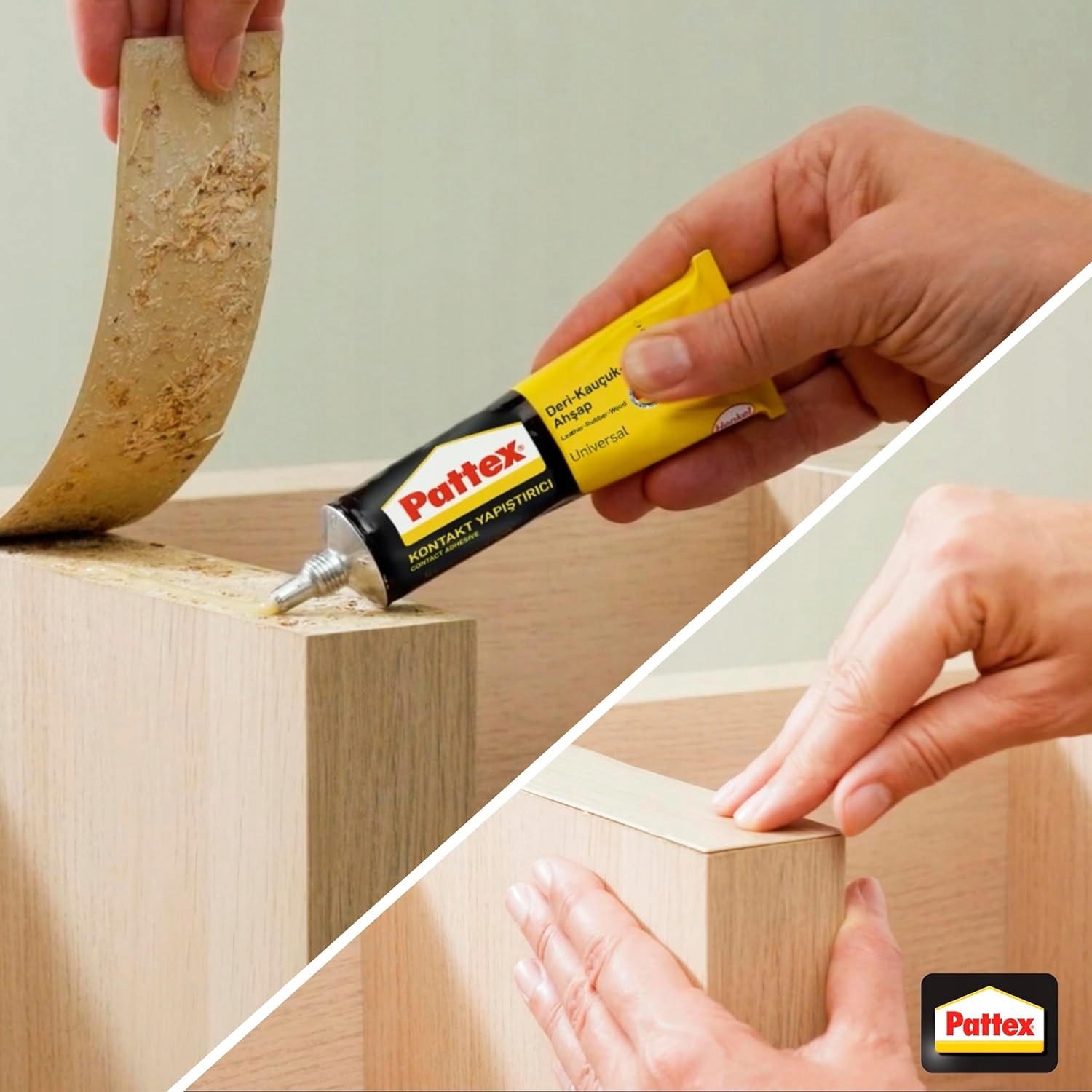Klej Kontaktowy Pattex Do Drewna Metalu Gumy Plastiku Wodoodporny Żel 58 ml