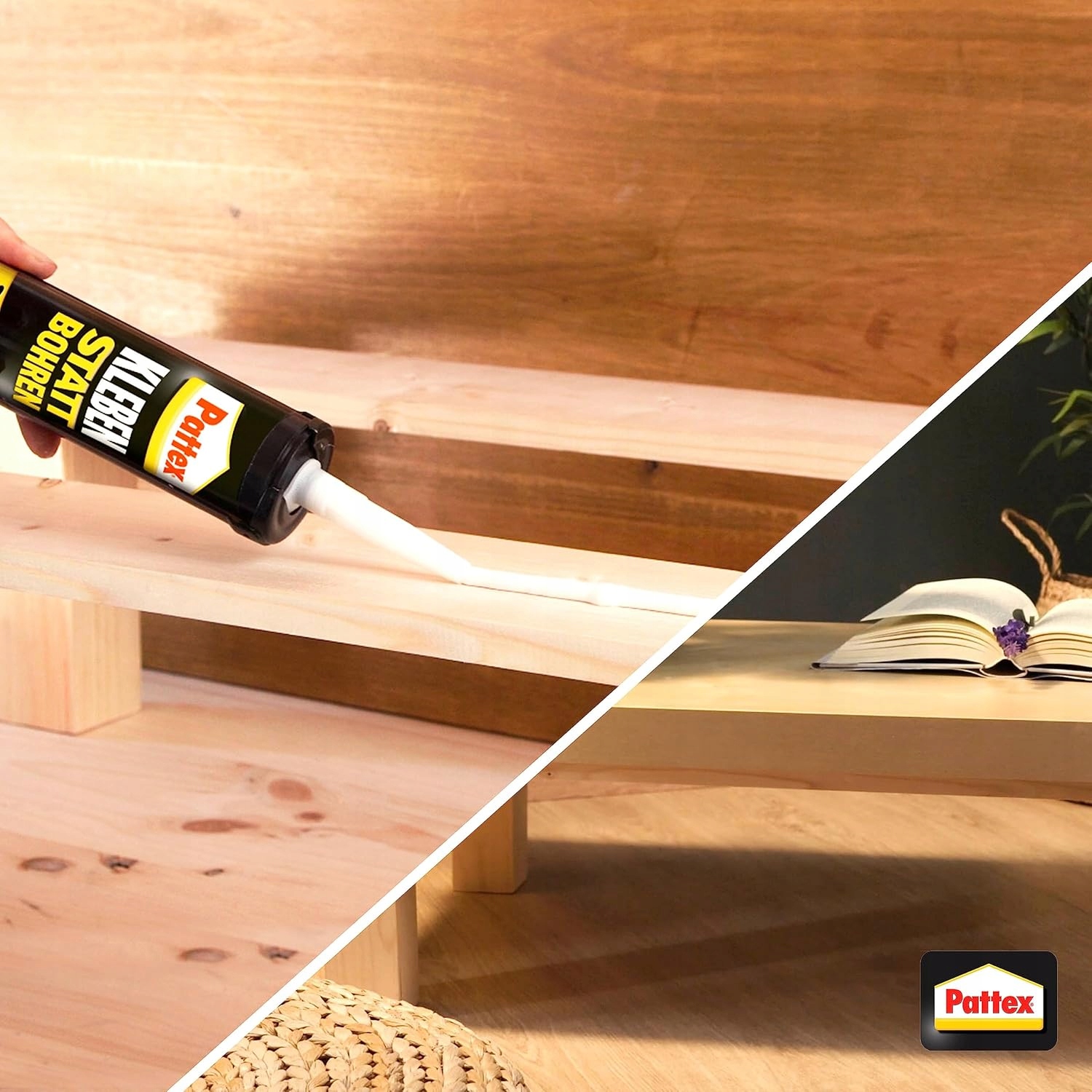 Klej Montażowy Do Wnętrz Pattex Fix Decor Wodoodporny Biały 380 g