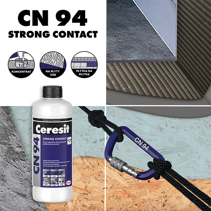 Grunt Specjalny Podłogowy Ceresit CN94 Wydajny Koncentrat Gruntujący 1 kg