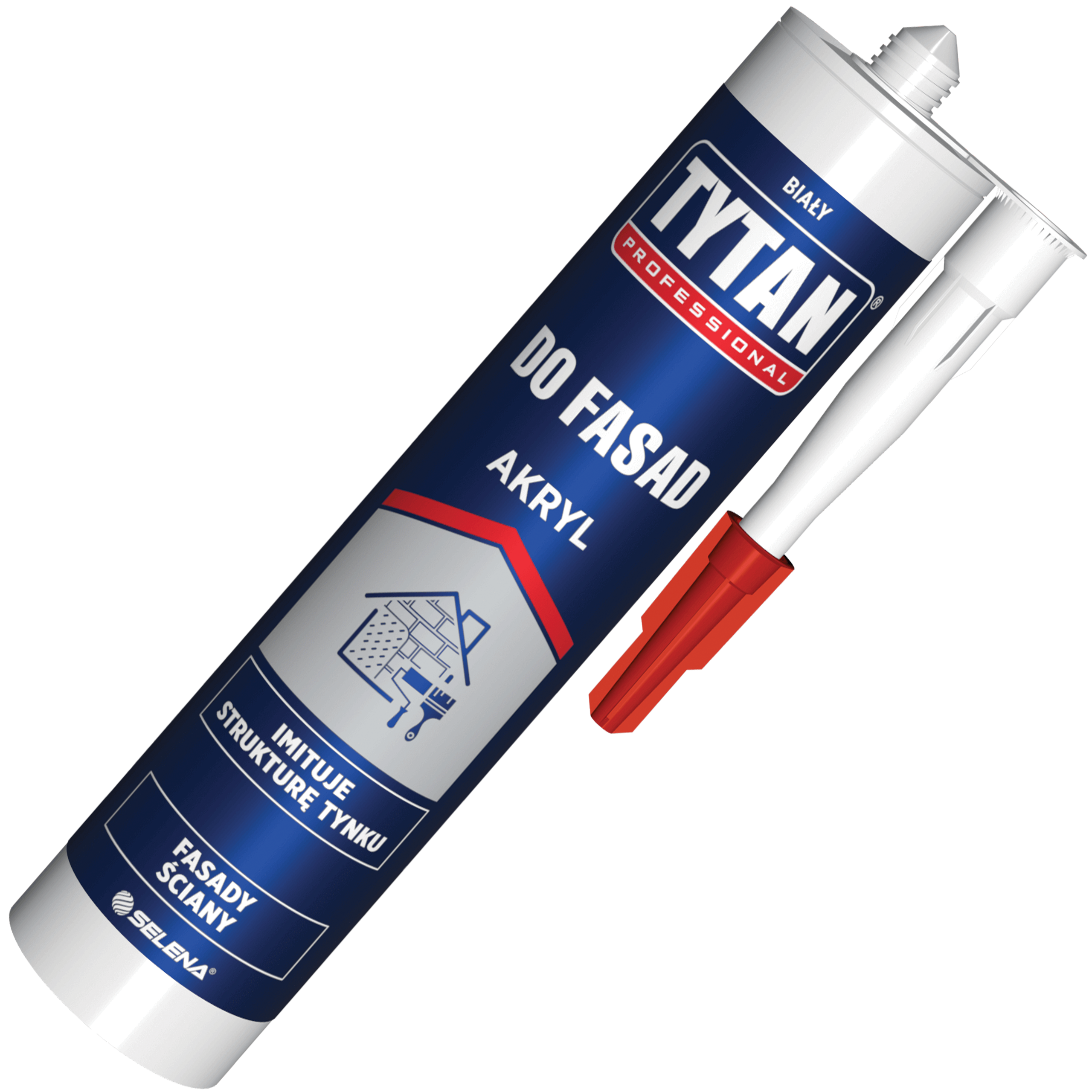 Akryl Do Fasad Tytan Uniwersalny Uszczelniacz Akrylowy Biały 280ml