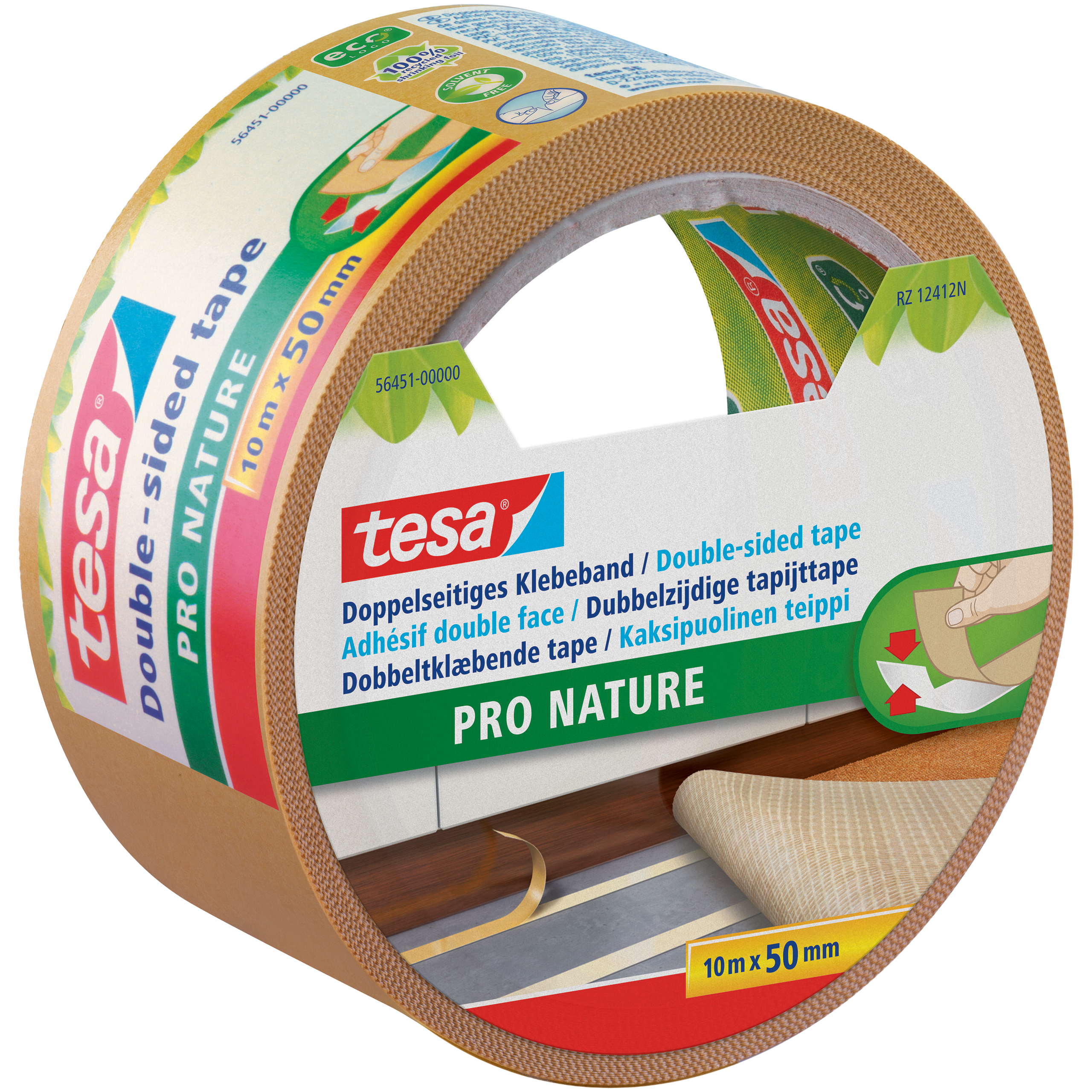 Dwustronna Taśma Montażowa Tesa Eco Do Wykładzin Dywanów 50mm x 10m Mocna