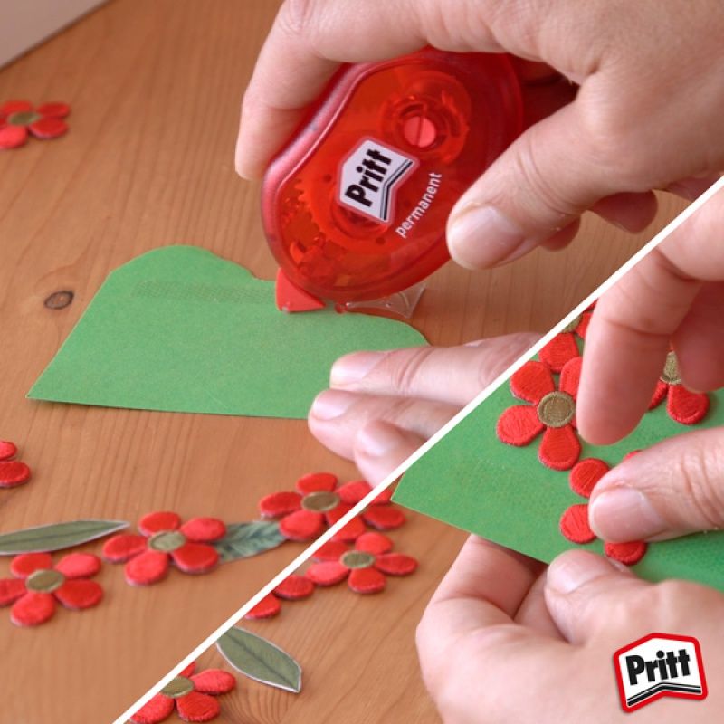 Klej W Taśmie Biurowy Szkolny Pritt Non-Permanent Uniwersalny 10m x 8,4mm