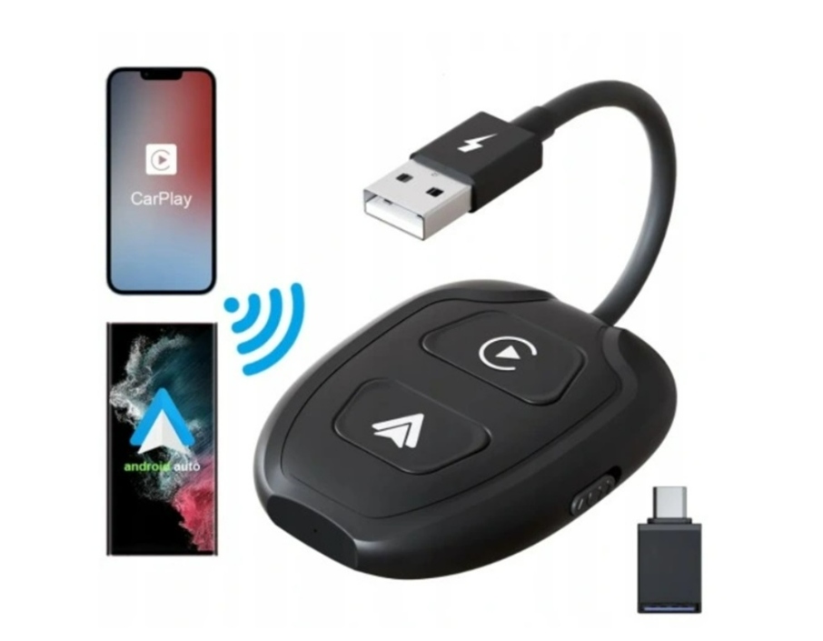 Bezprzewodowy adapter CarPlay dla systemu Android Auto