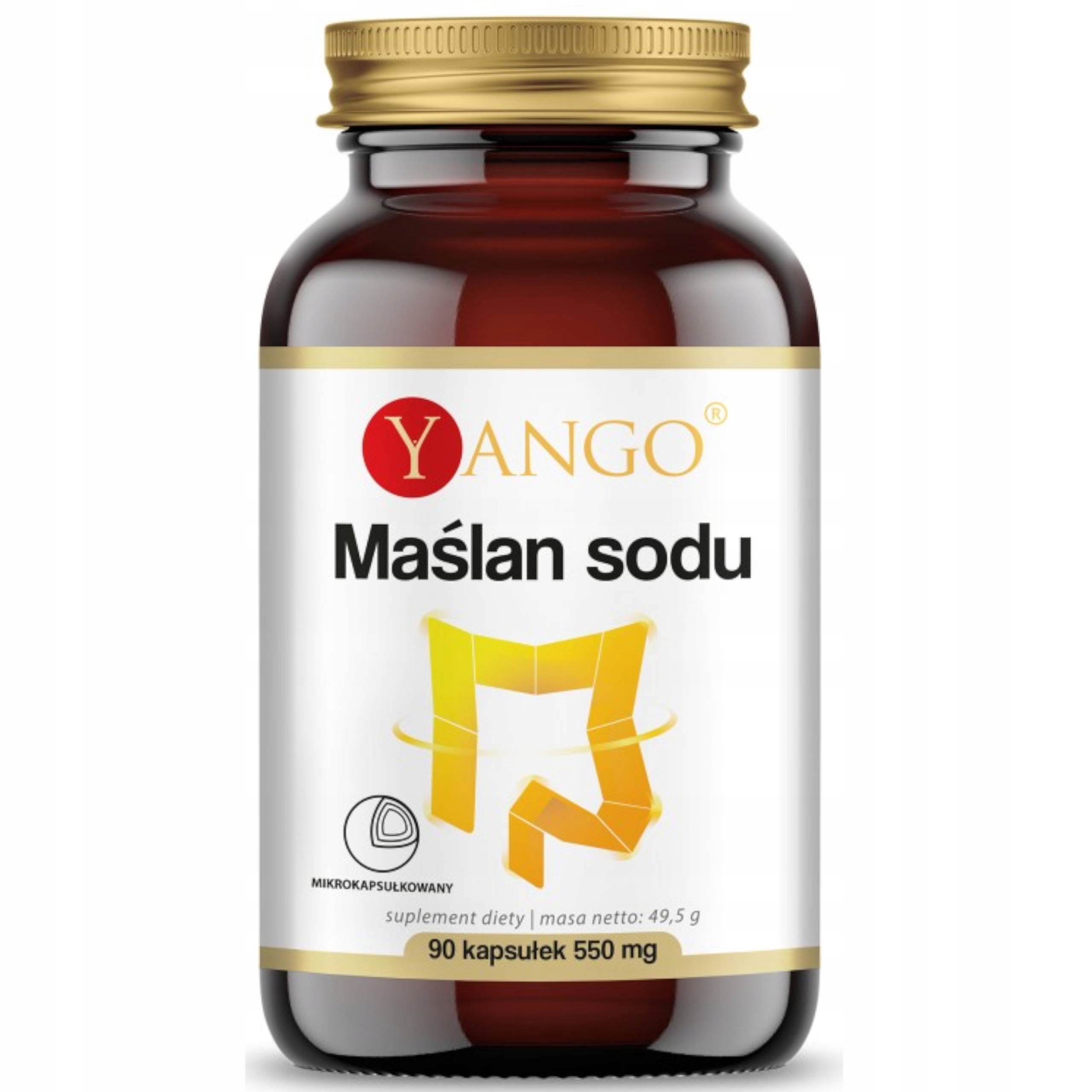 Yango MAŚLAN SODU OTOCZKOWANY wsparcie: ZDROWE JELITA MIKROFLORA JELIT 90k.