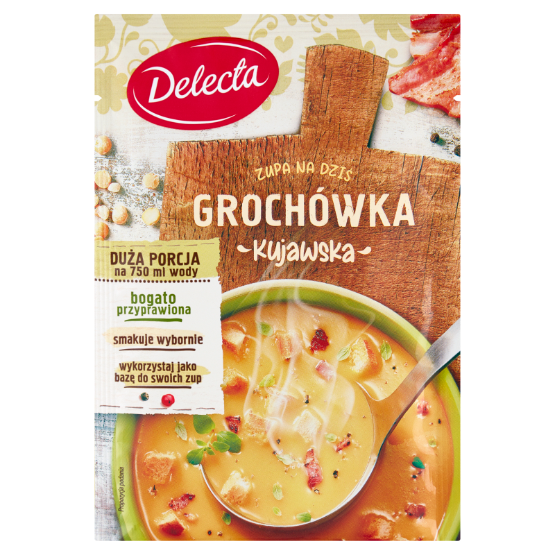 Delecta ZUPA W PROSZKU GROCHÓWKA KUJAWSKA duża porcja 54g x5