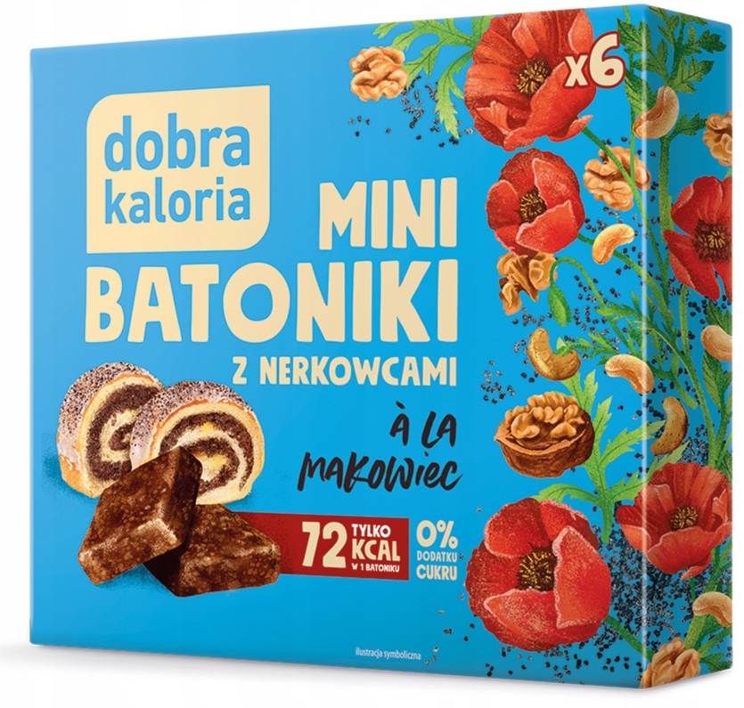 DOBRA KALORIA - MINI BATONIKI - A LA MAKOWIEC 102g . kartonik