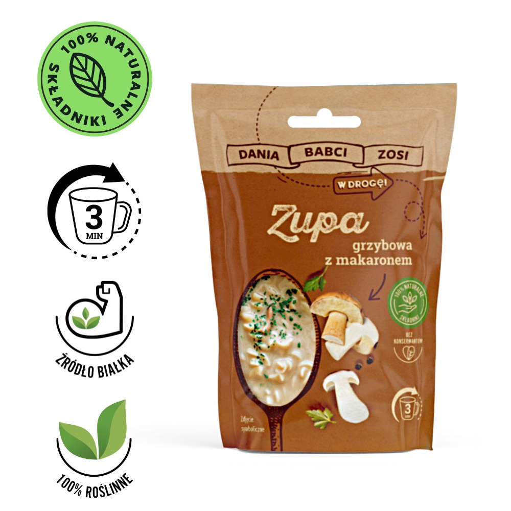 DANIA BABCI ZOSI - ZUPA grzybowa instant 39g