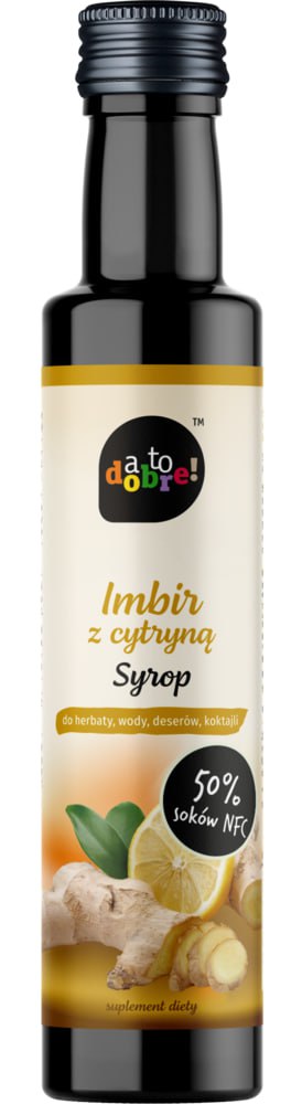 A to Dobre! SYROP IMBIR Z CYTRYNĄ 250ml