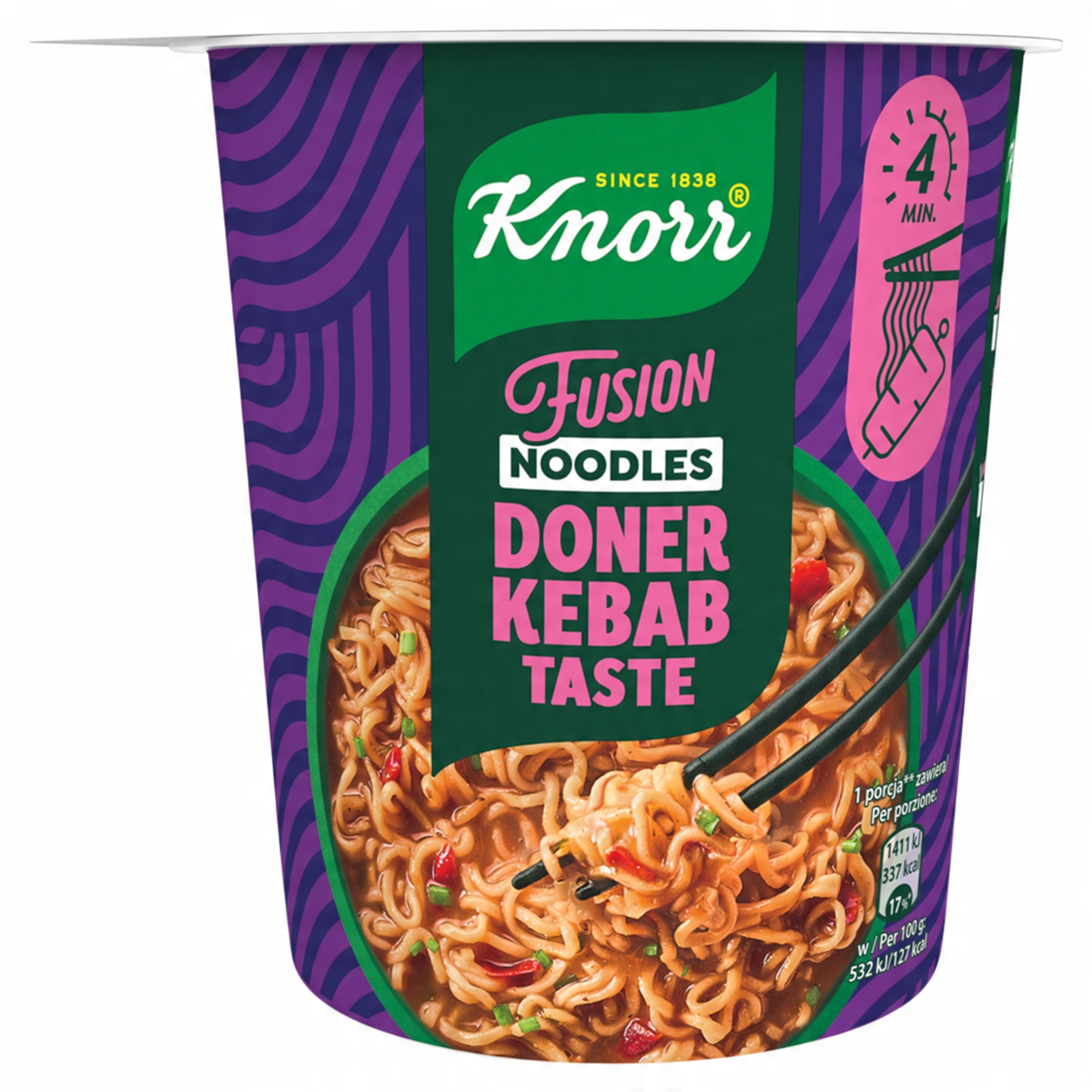 Kup Knorr NUDLE FUSION DONER KEBAB 80g na arena.pl i ciesz się niską ceną