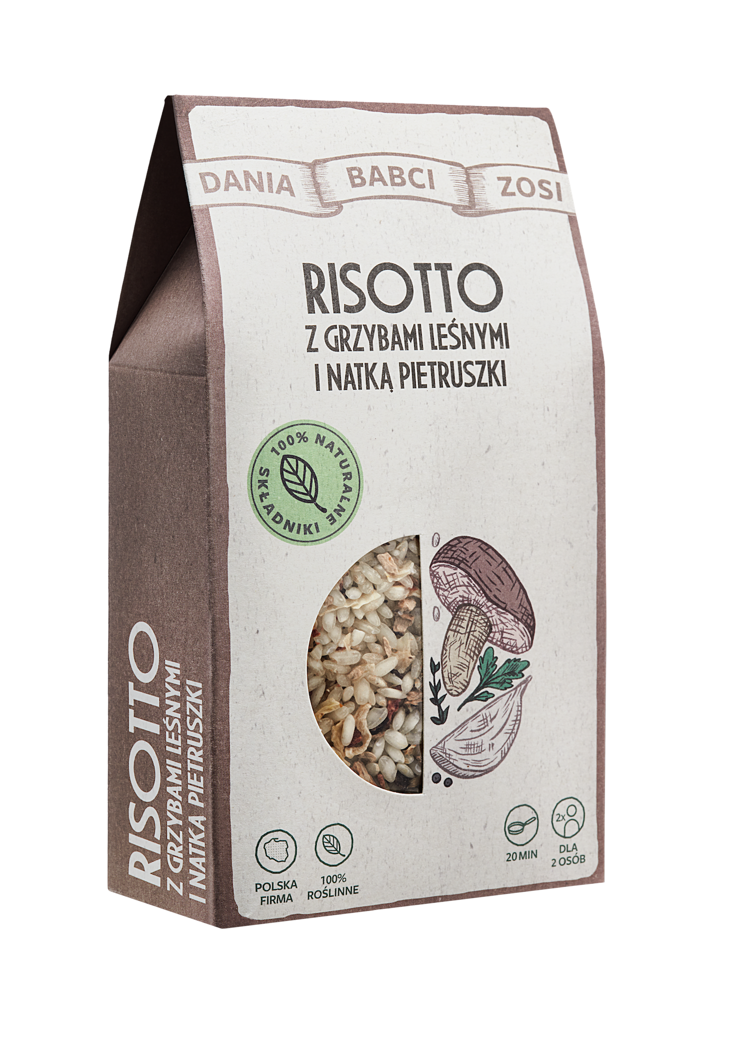 DANIA BABCI ZOSI - RISOTTO z grzybami leśnymi 180g
