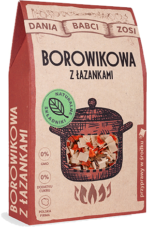 DANIA BABCI ZOSI  - ZUPA borowikowa z łazankami 55g