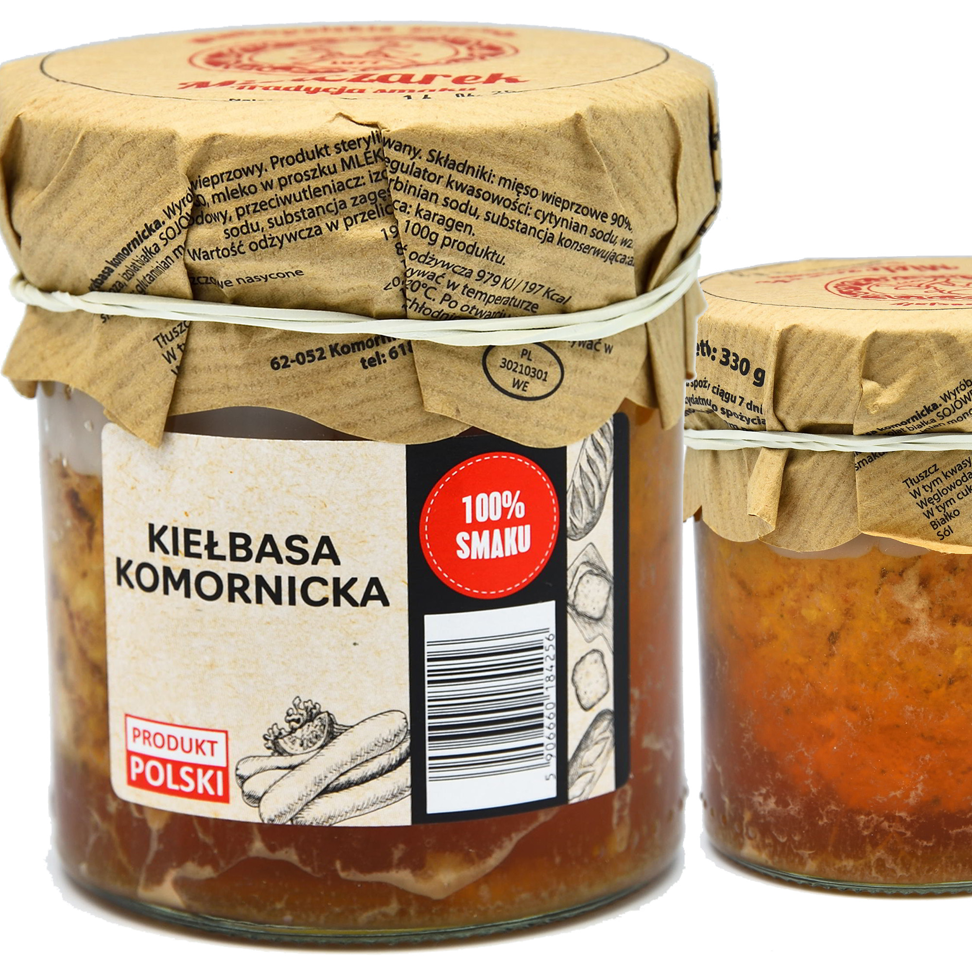 Mielczarek KIEŁBASA KOMORNICKA W SŁOIKU słoju 300G 0,3KG
